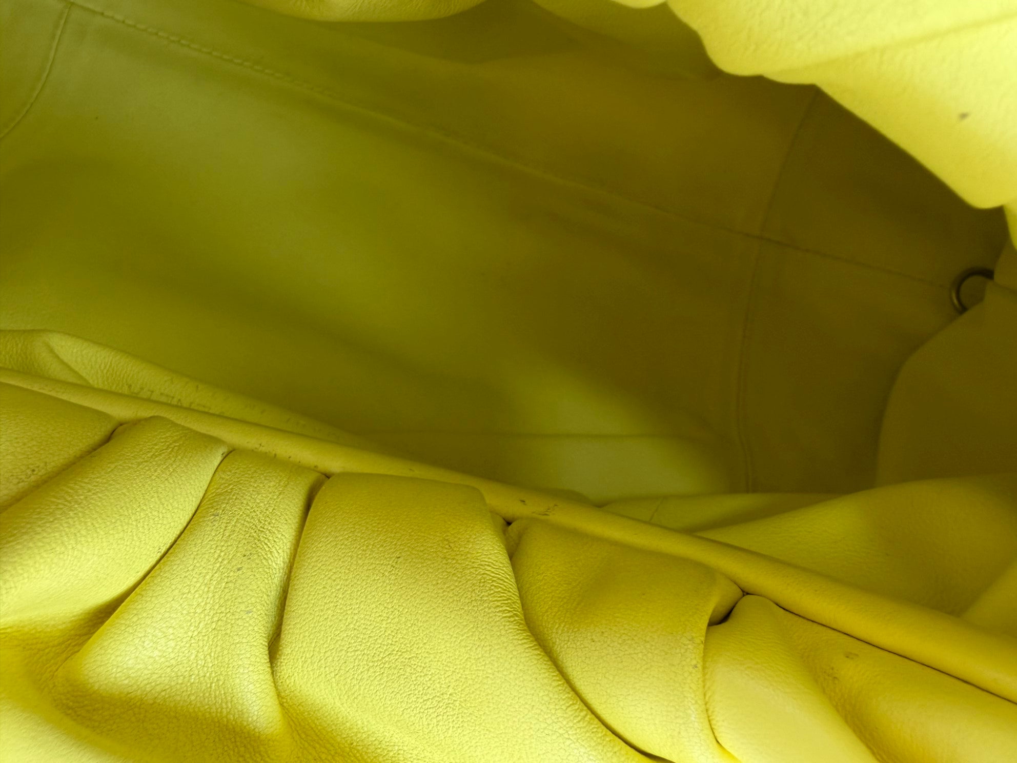 Bottega Veneta Yellow The Shoulder Small Pouch