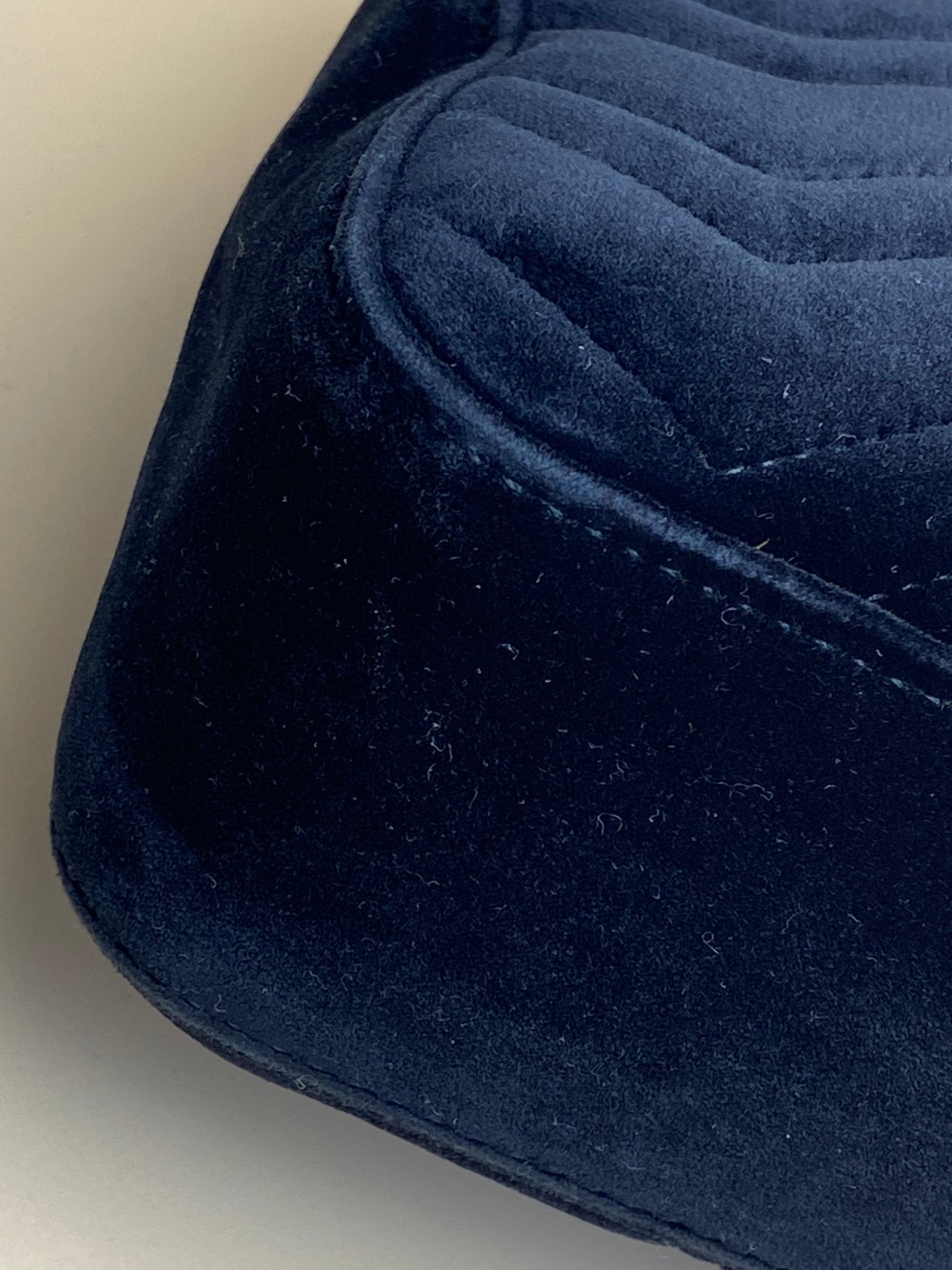 Gucci Black GG Velvet Marmont medium