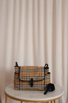 Burberry Nova Check Nylon Mummy Changing Bag