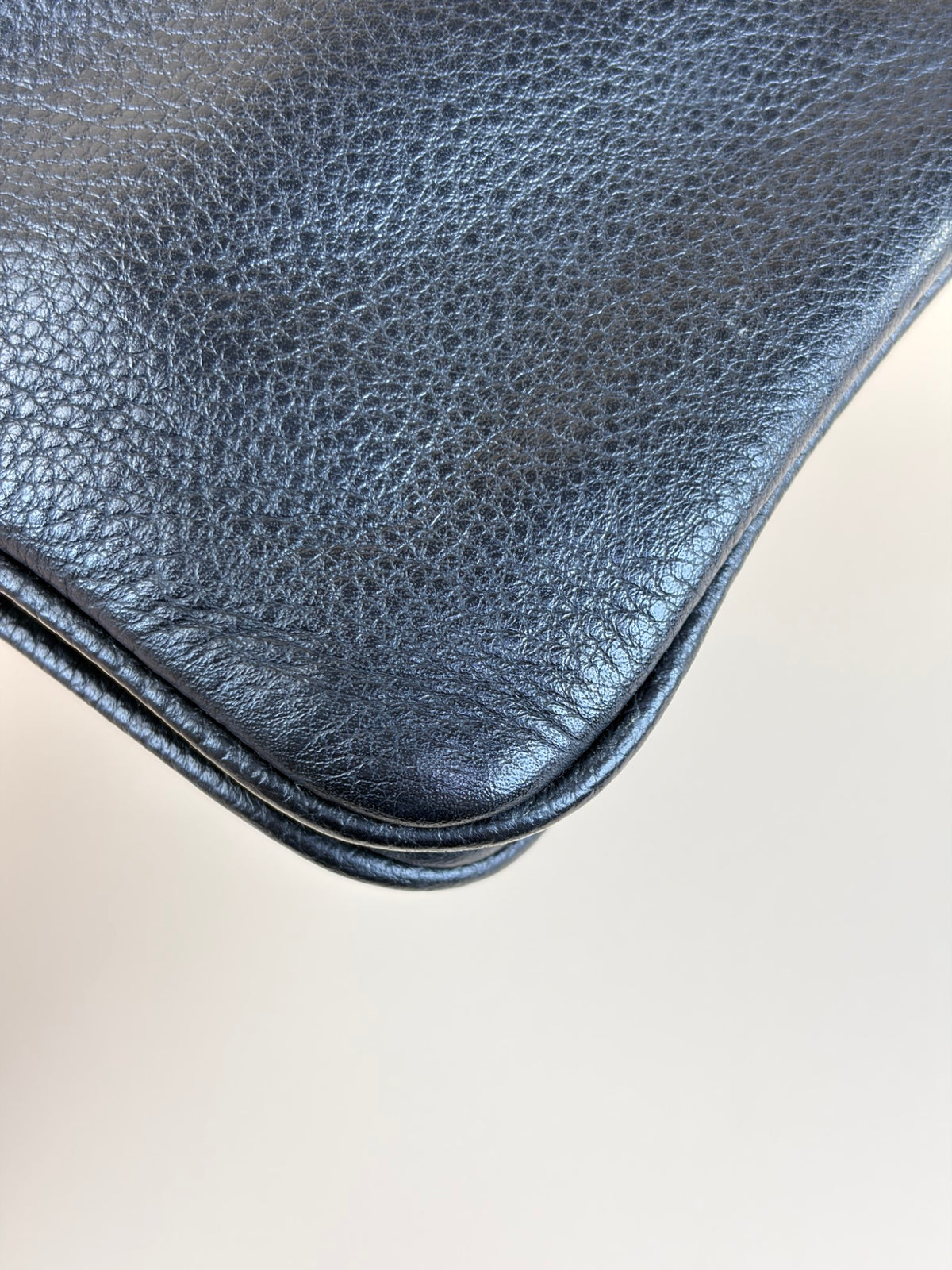 Prada black vitello phenix double zip cross body bag