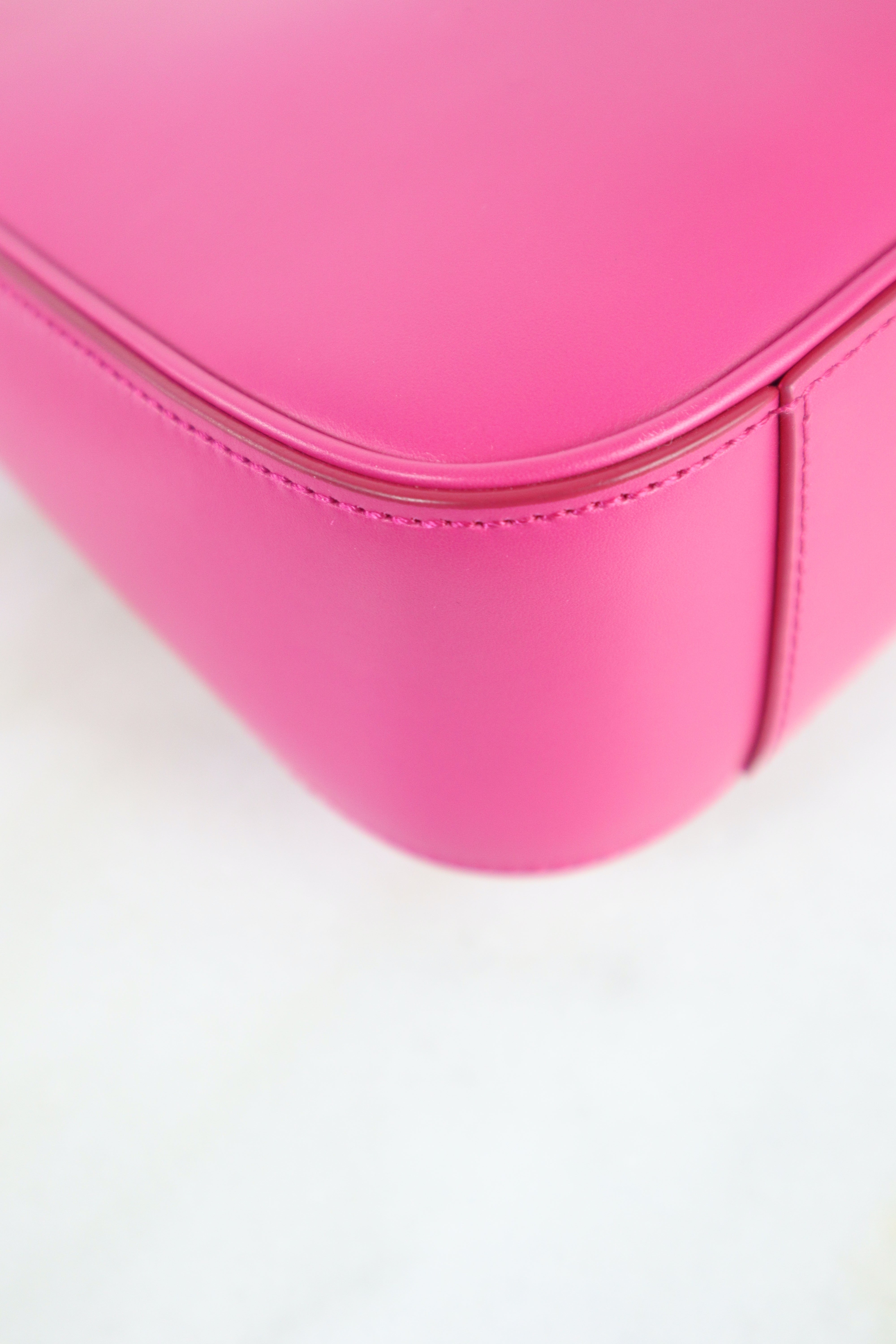 YSL Hot Pink Le 5 A 7 Hobo Shoulder Bag