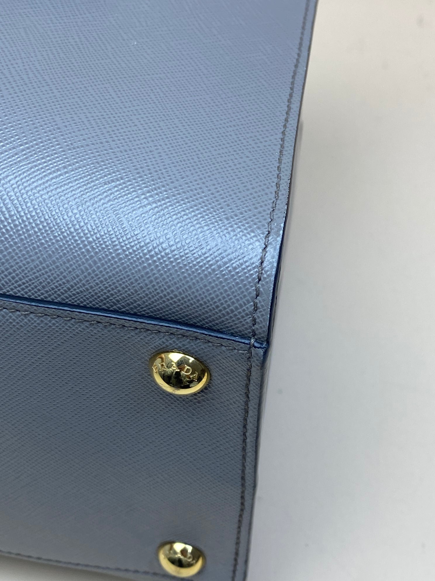 Prada Grey Argila Medium Monochrome Tote