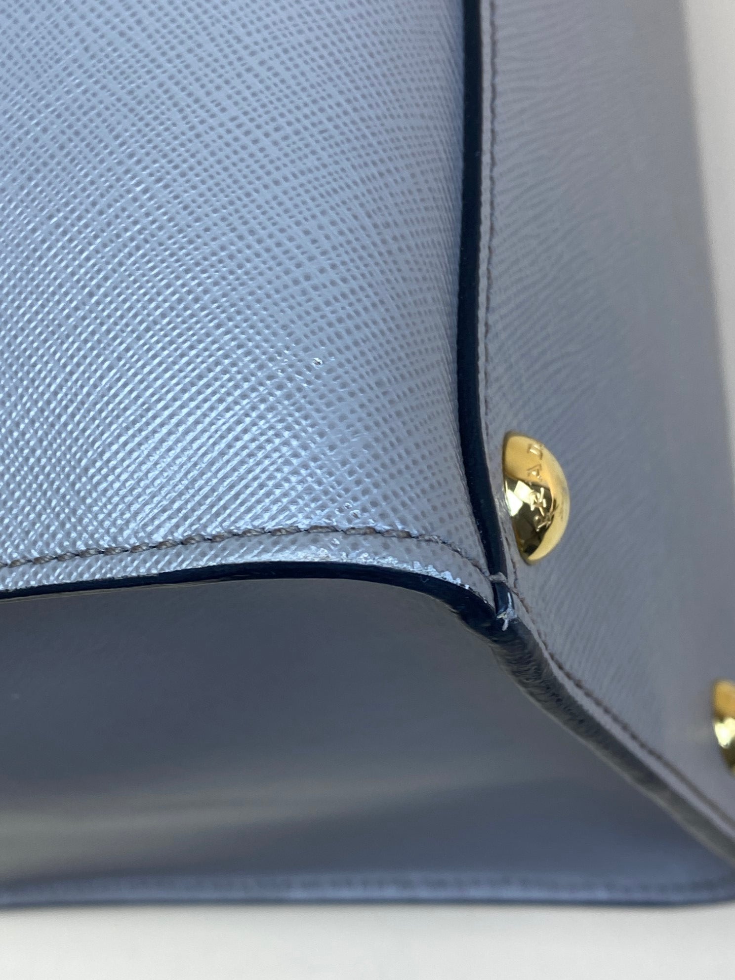 Prada Grey Argila Medium Monochrome Tote
