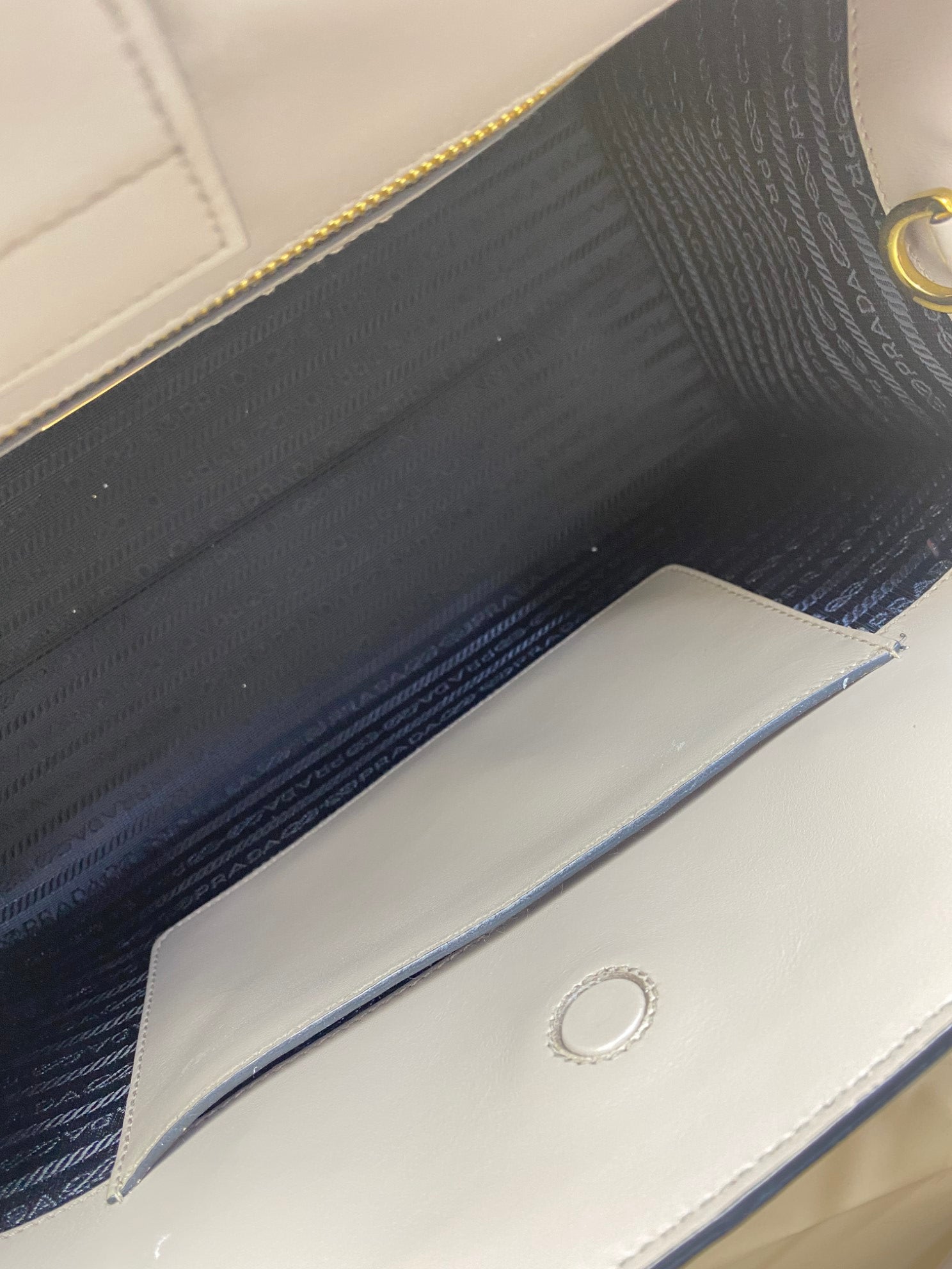 Prada Grey Argila Medium Monochrome Tote-shoulder bag/top hadel-Prada-The Closet Egypt