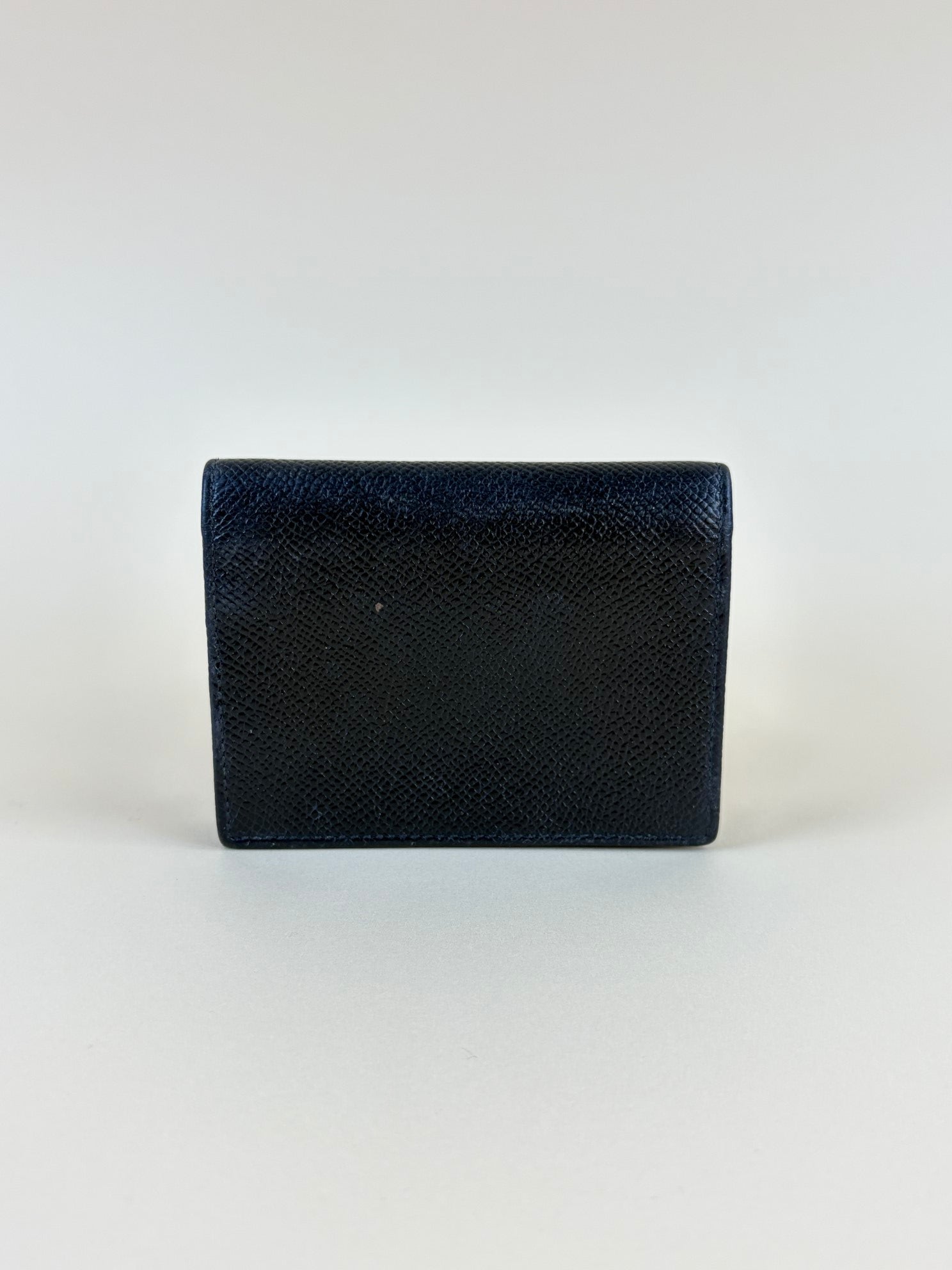 Dolce & Gabbana Black Dauphine Flap Small Wallet