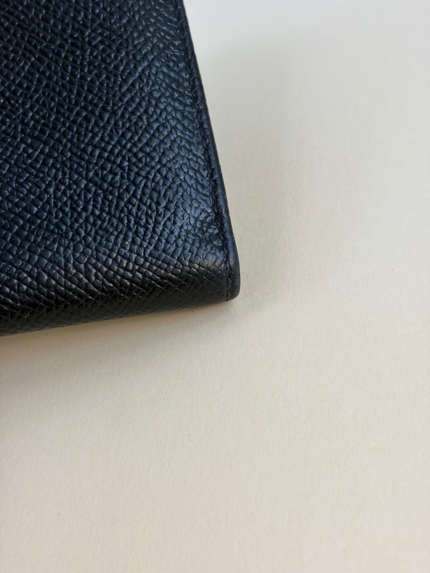 Dolce & Gabbana Black Dauphine Flap Small Wallet