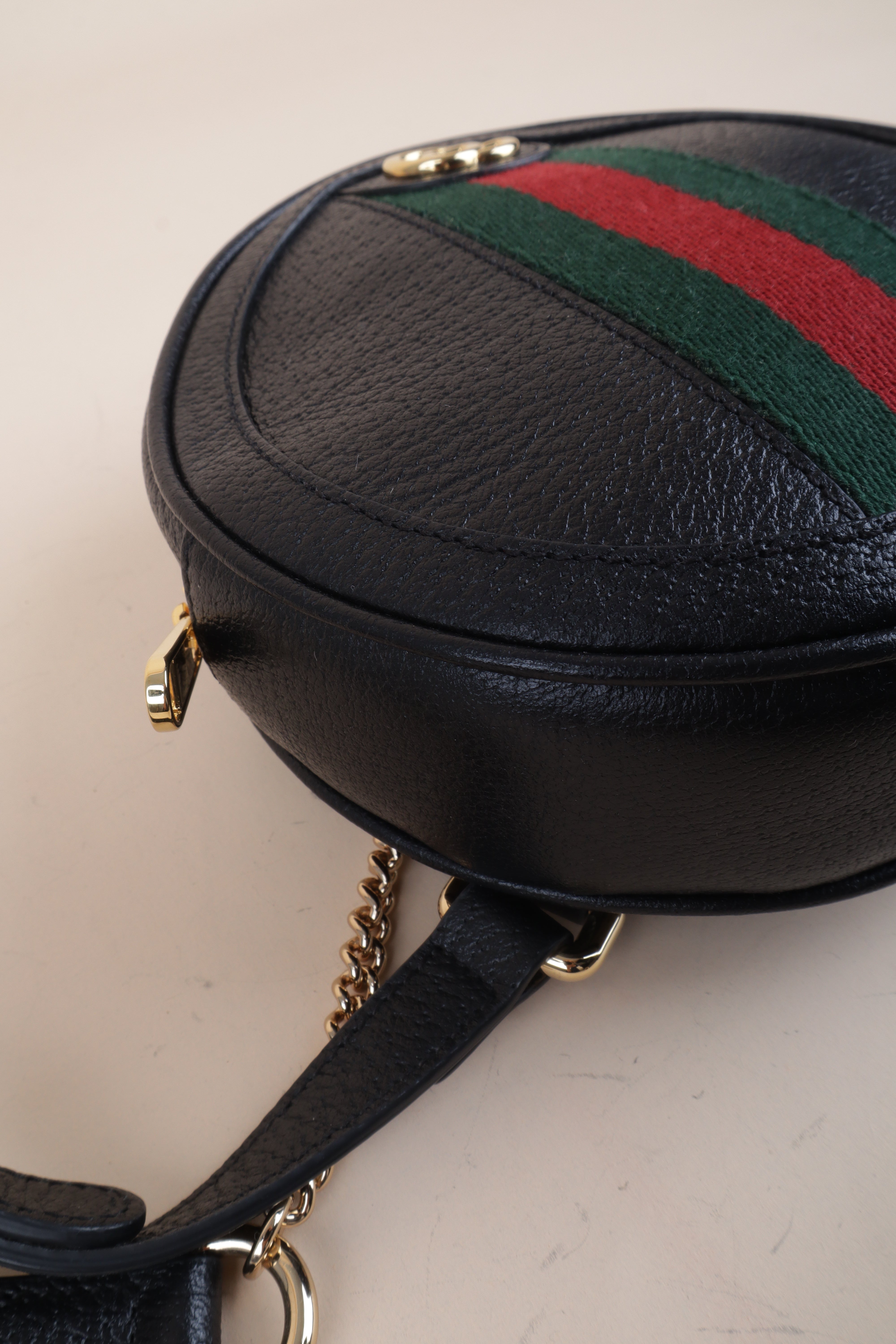 Gucci black mini round