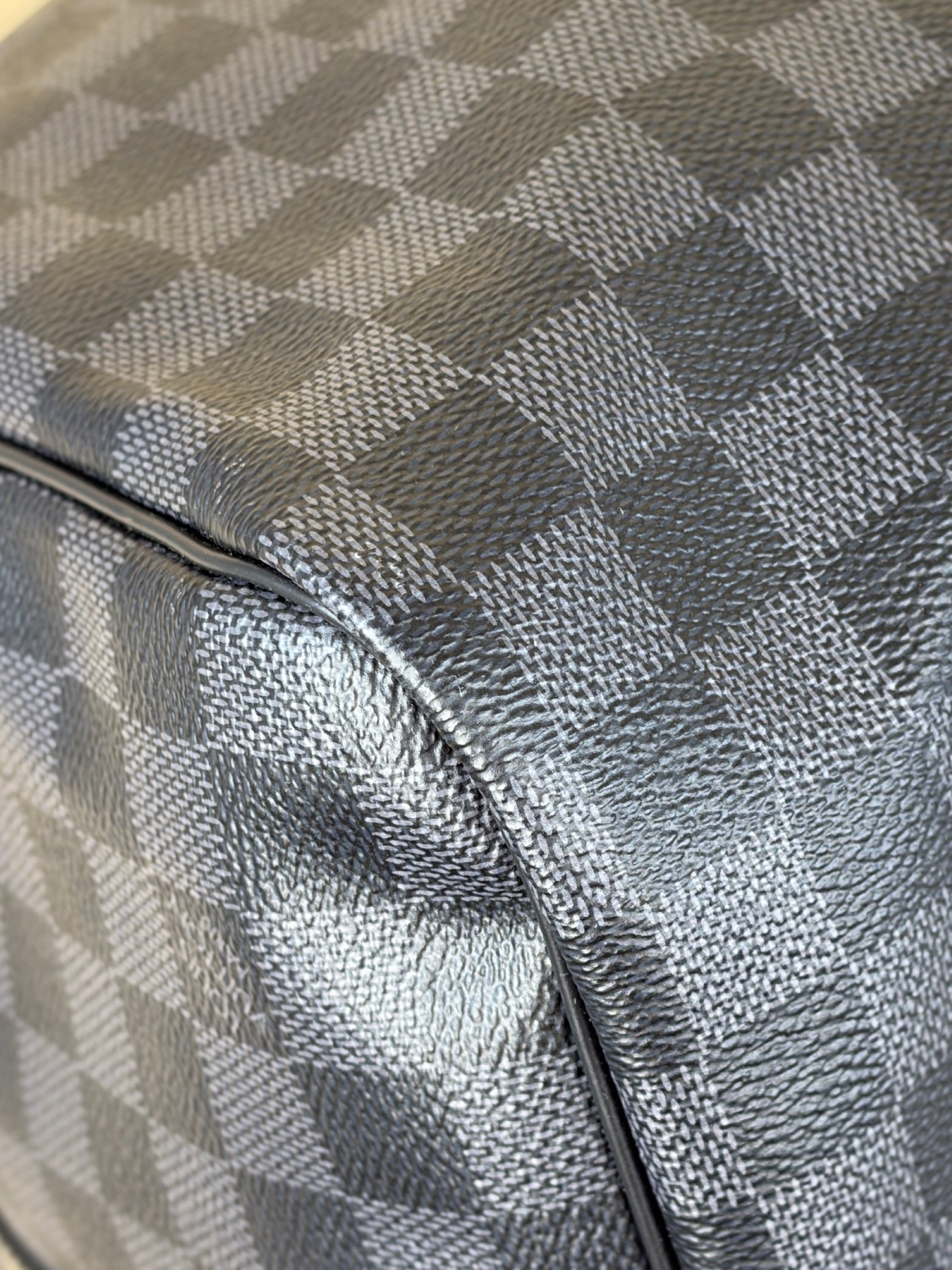 Louis Vuitton Damier Graphite Keepall Bandouliere 55 Bag