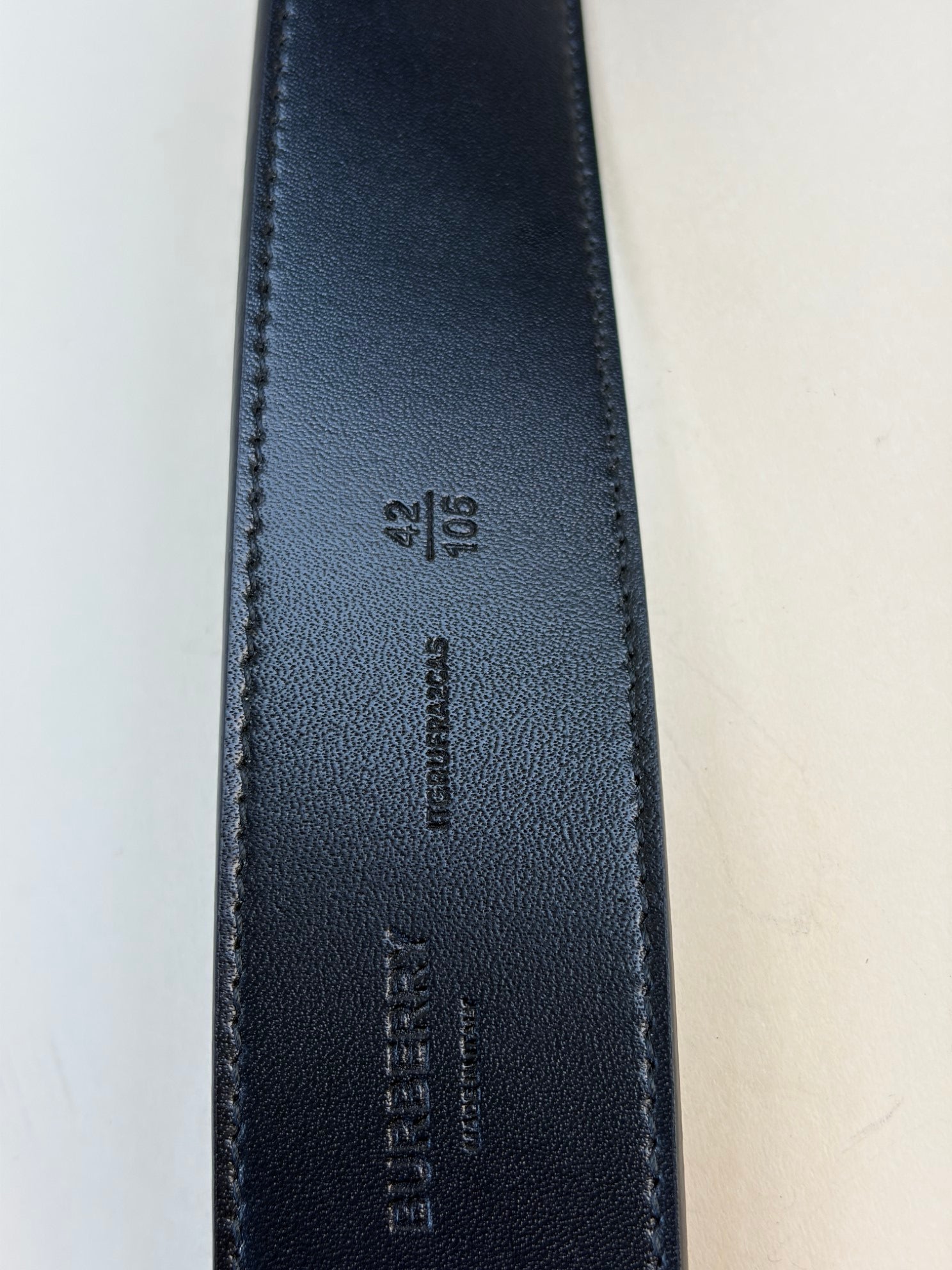 Burberry Bicolor TB Reversible Belt 42