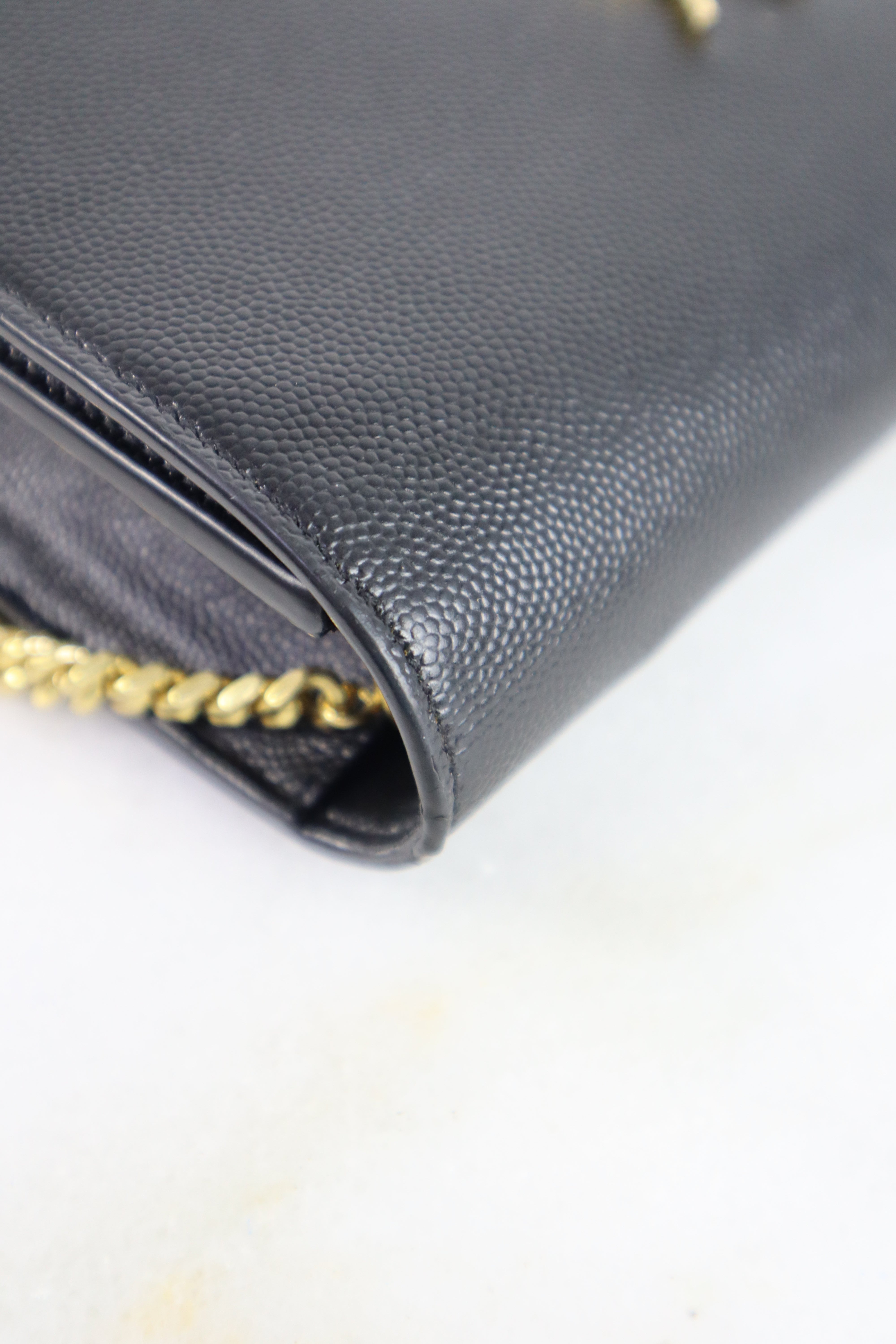 YSL Black Kate Tassel WOC