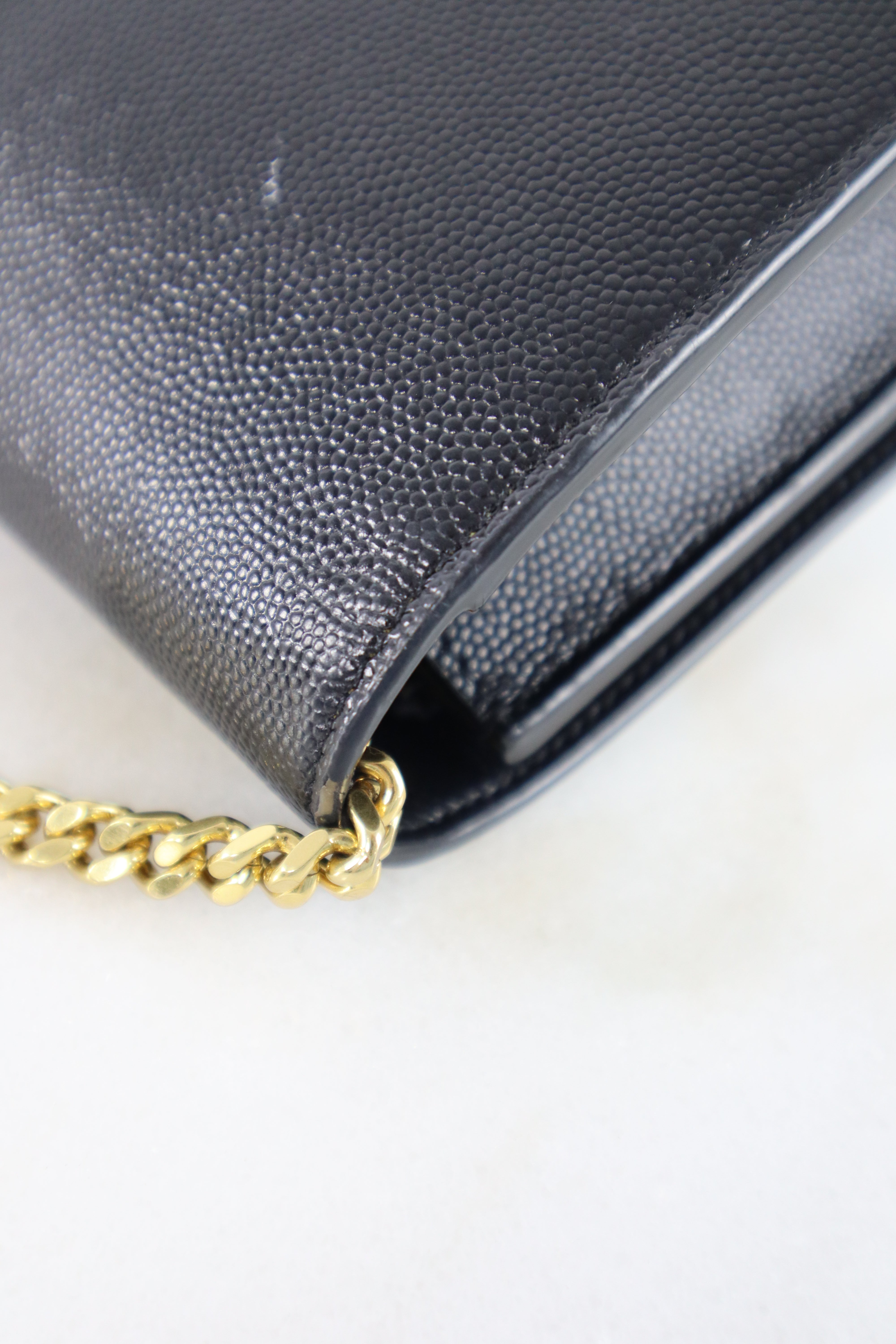 YSL Black Kate Tassel WOC