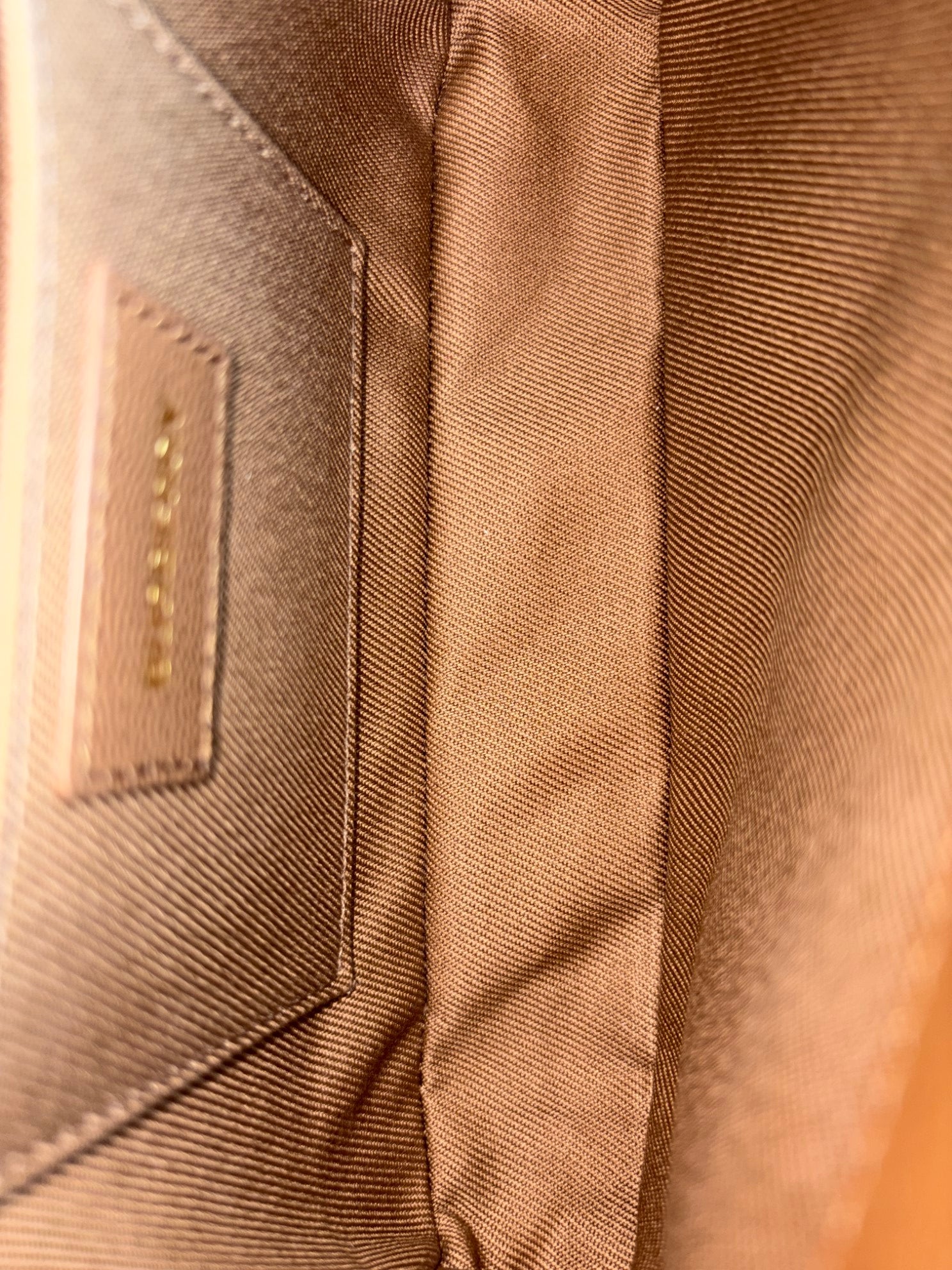 Burberry Brown grained calfskin and House Check Hampshire Bag