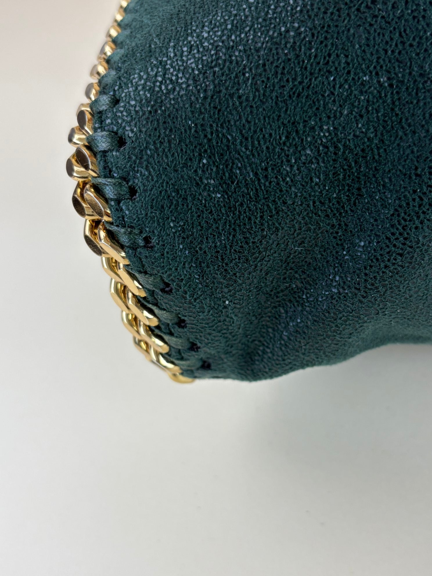 Stella McCartney green Falabella Fold over