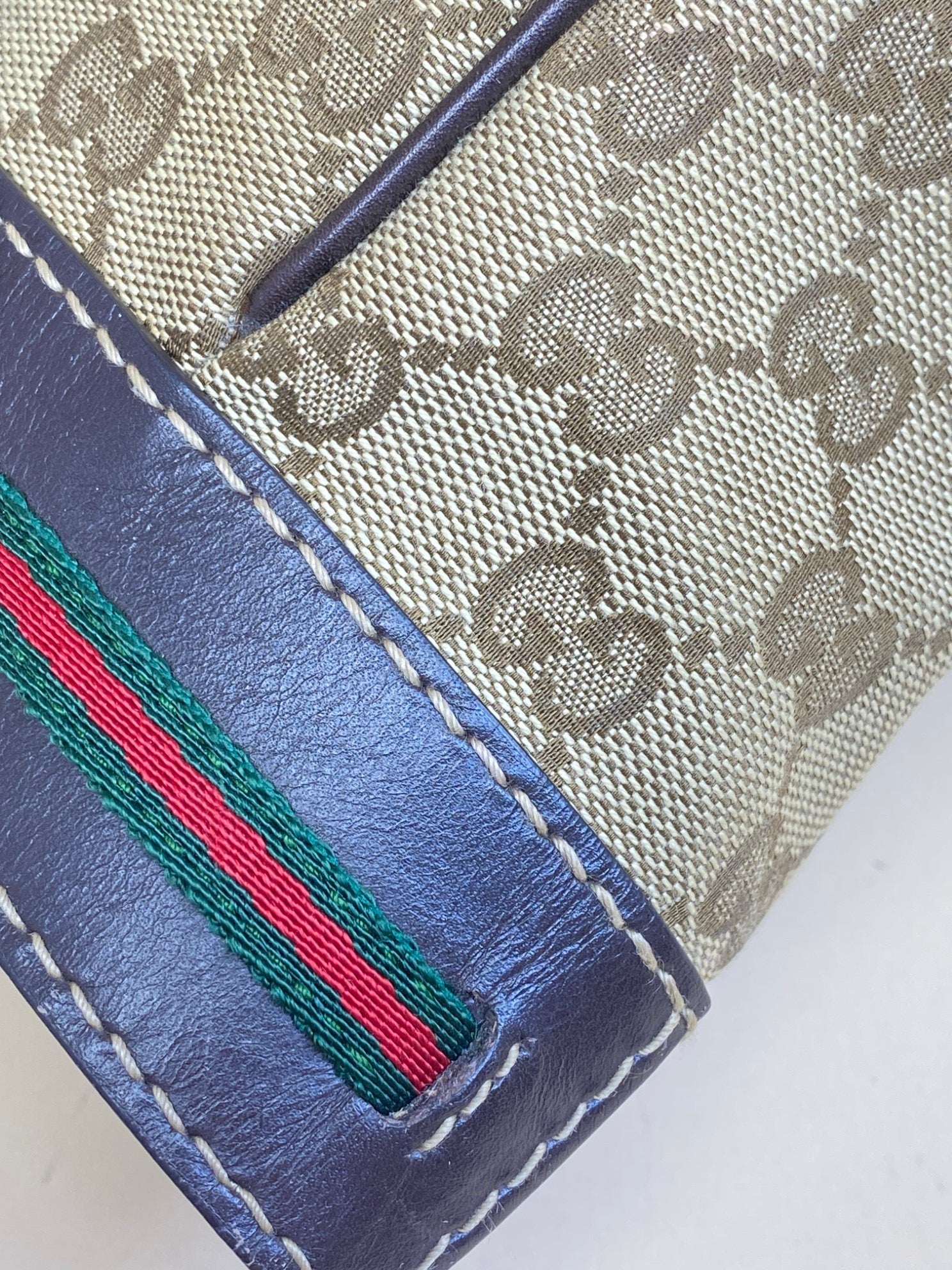 Gucci Bicolor GG My Fair Tote Bag Ophidia