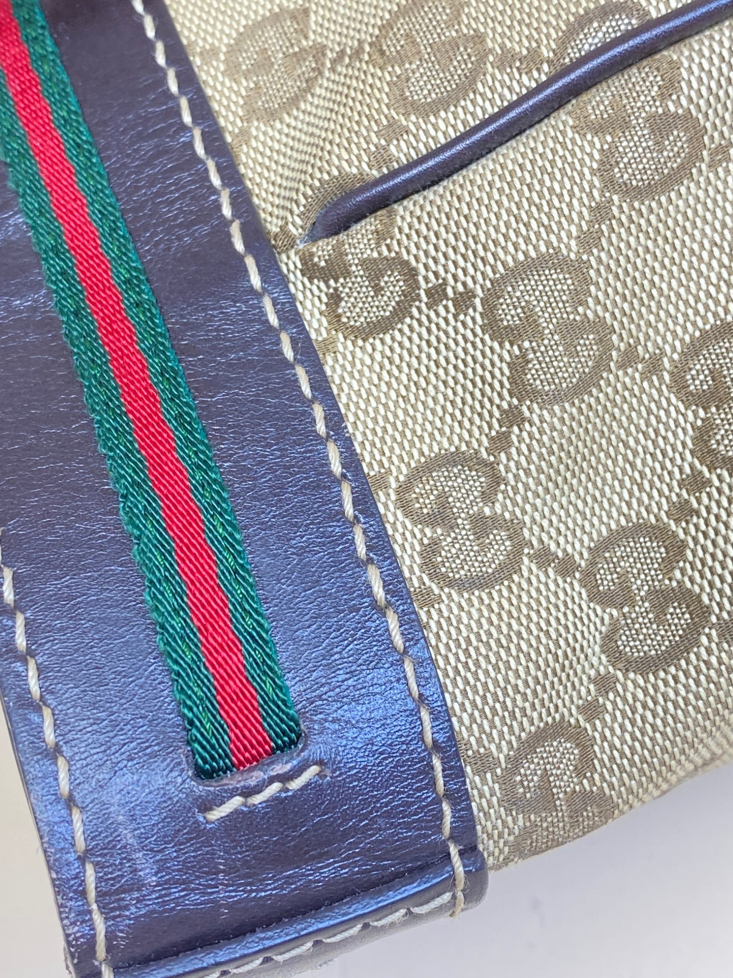 Gucci Bicolor GG My Fair Tote Bag Ophidia