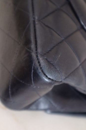 Chanel Navy Blue Double Flap Medium Bag-handbag-Chanel-The Closet Egypt