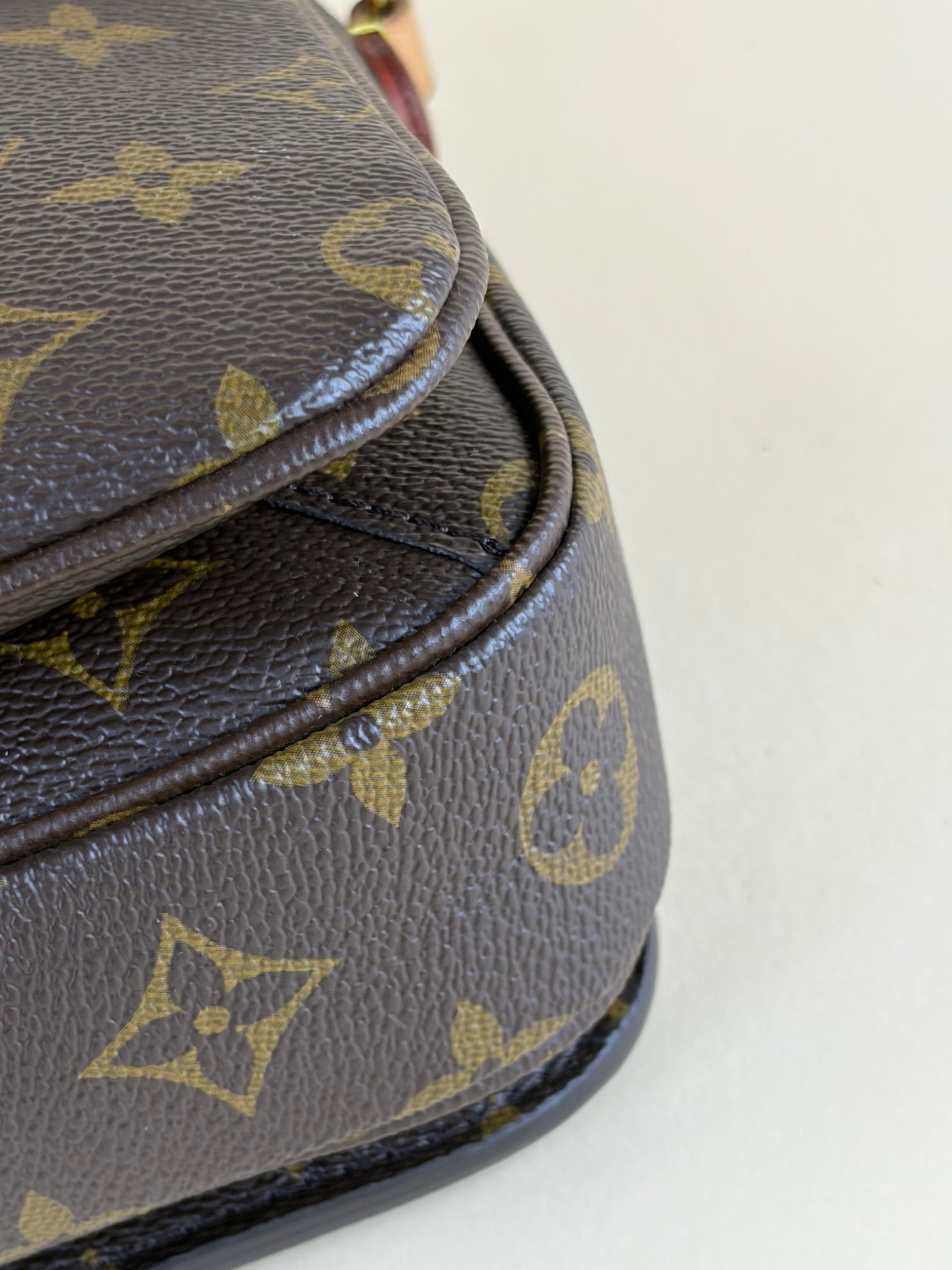 Louis Vuitton Brown Monogram Pochette Metis Bag