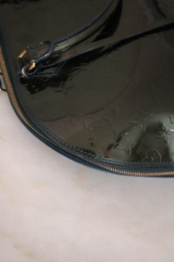 Louis Vuitton Dark Green Monogram Vernis Alma GM Top Handle Bag-handbag-Louis Vuitton-The Closet Egypt