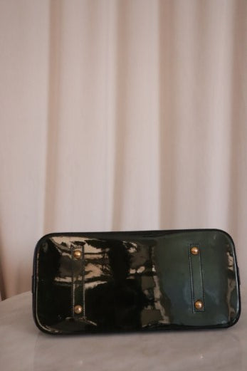 Louis Vuitton Dark Green Monogram Vernis Alma GM Top Handle Bag-handbag-Louis Vuitton-The Closet Egypt
