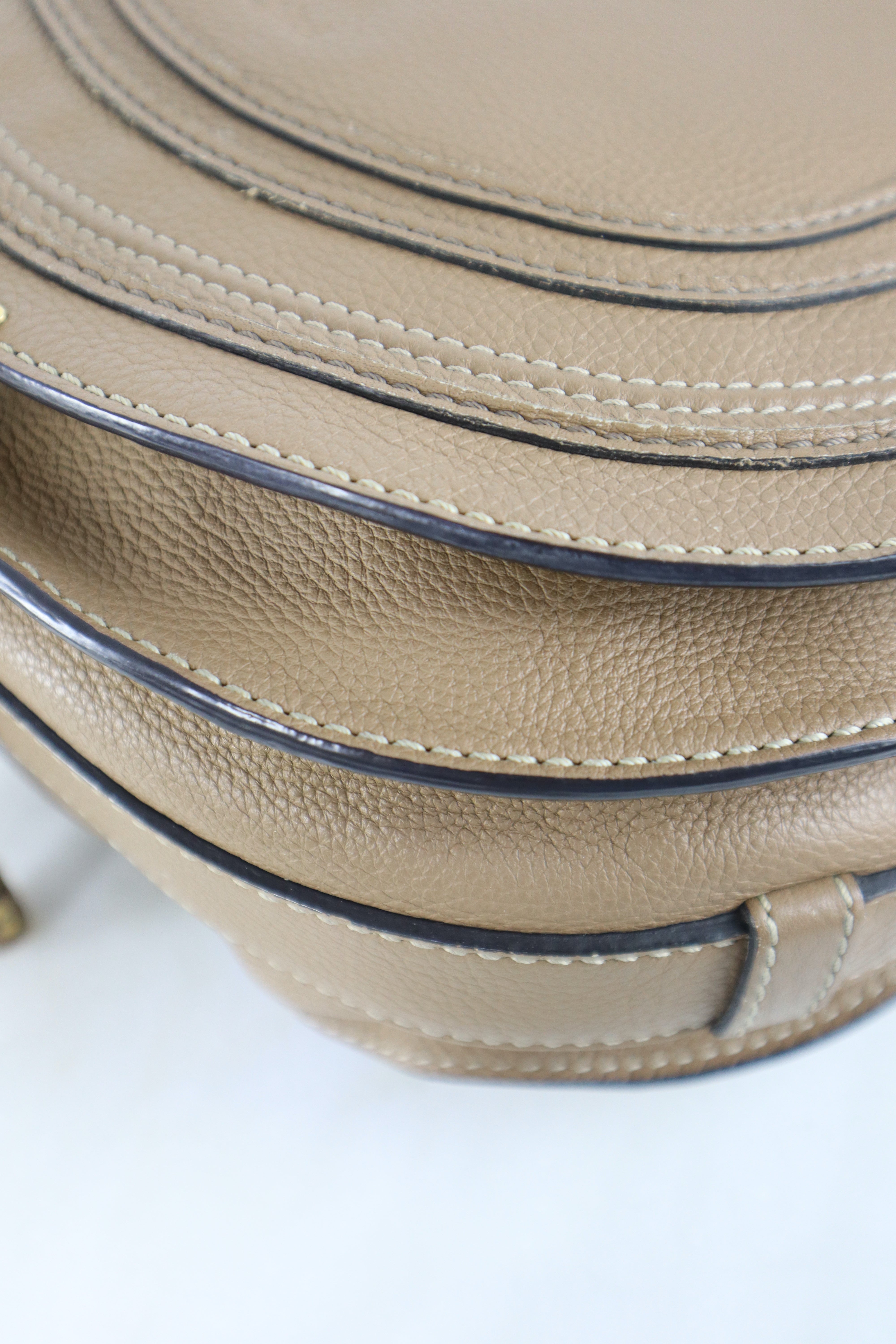 Chloe Cafe Large Marcie Crossbody Bag