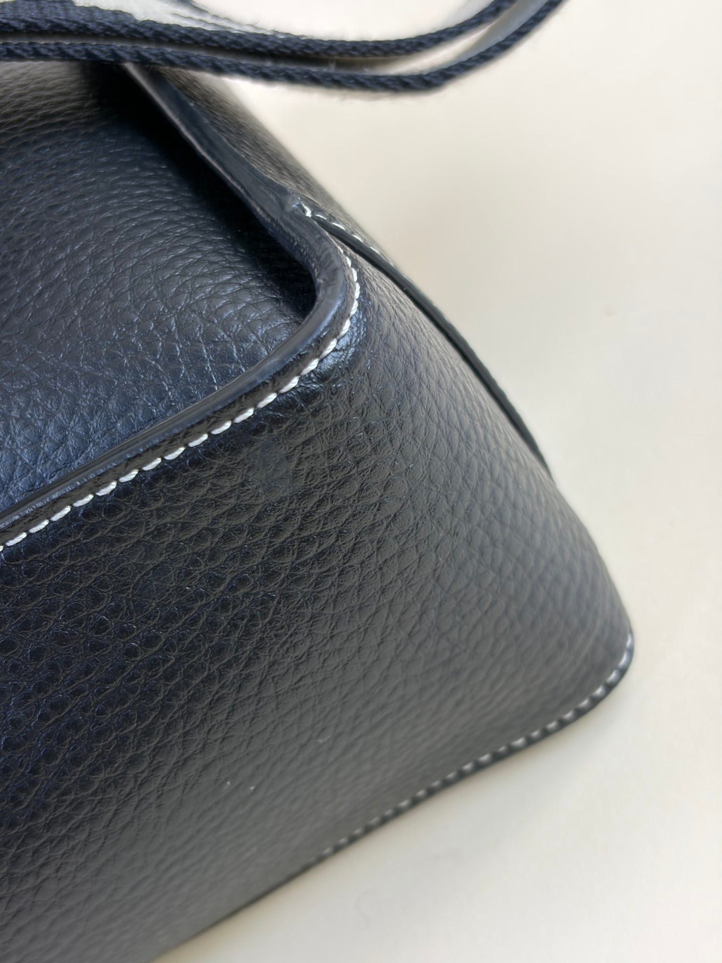 Stella Mccartney Black Logo Square Crossbody Bag