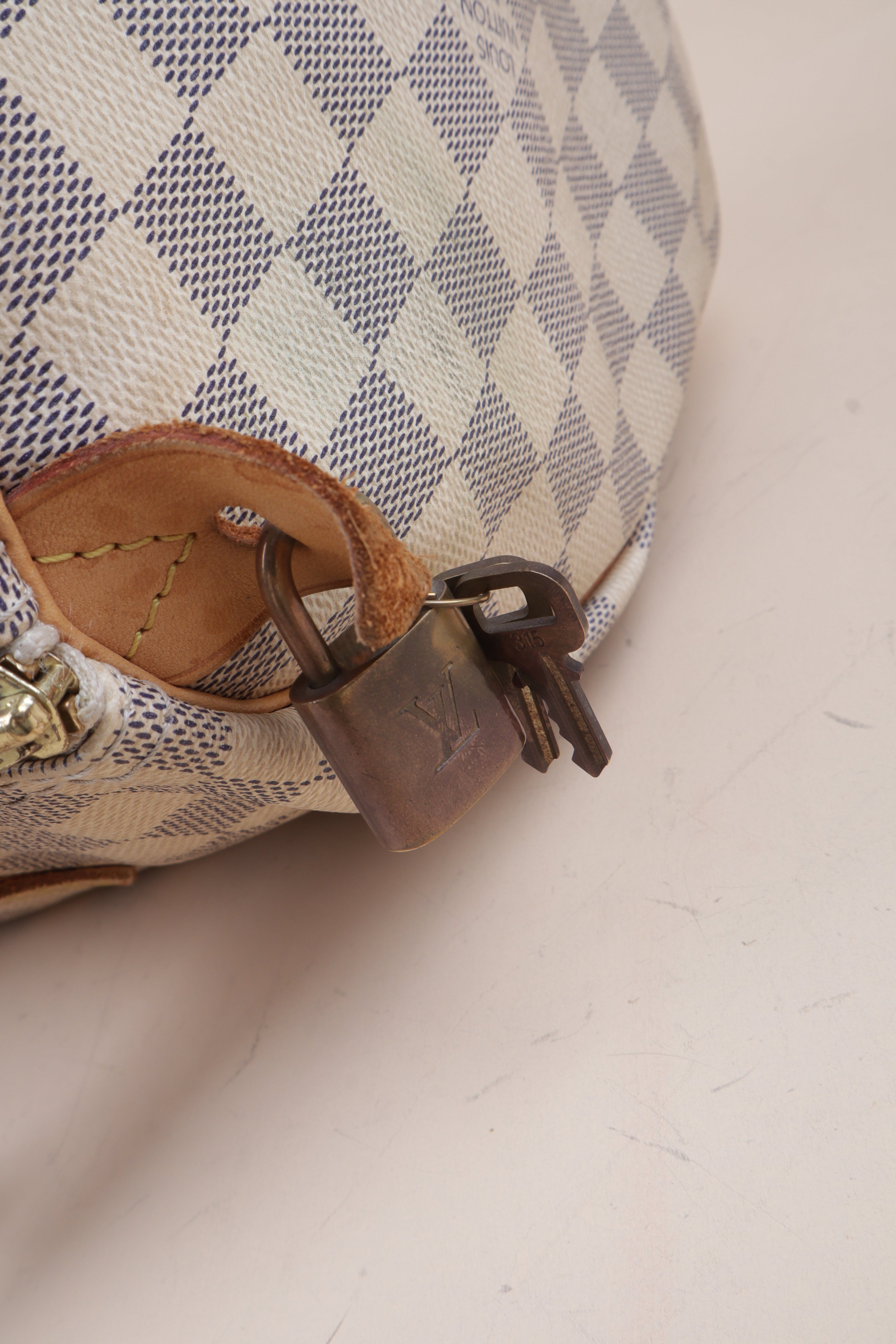 Louis Vuitton Damier Azur Speedy 30 Bag