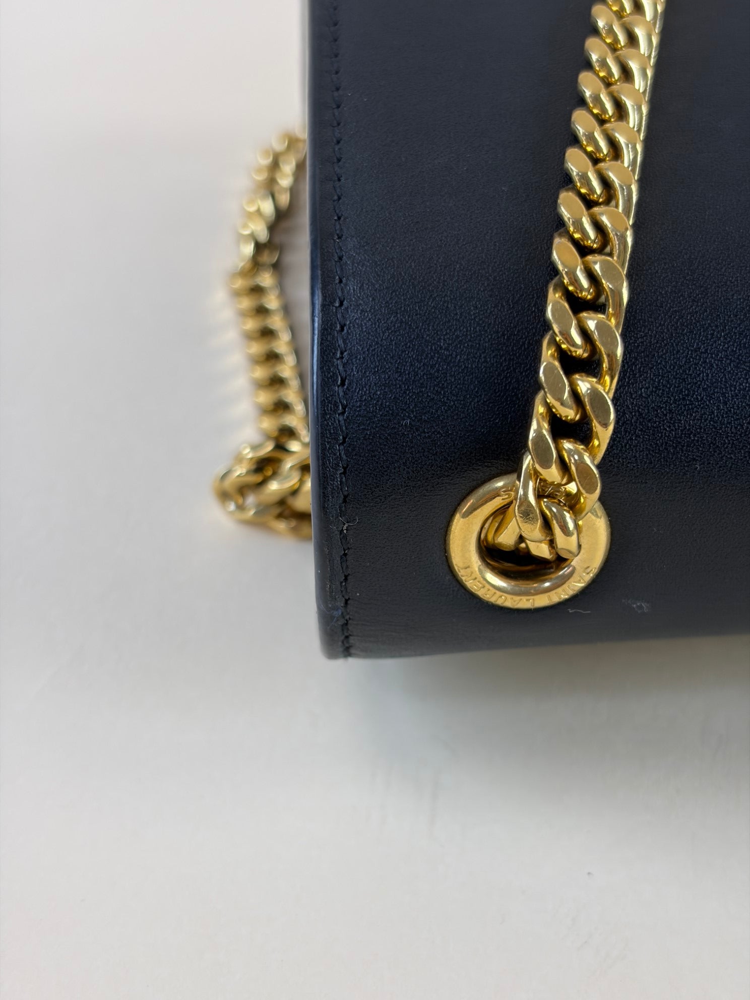 YSL Black Medium Kate Tassel Crossbody Bag