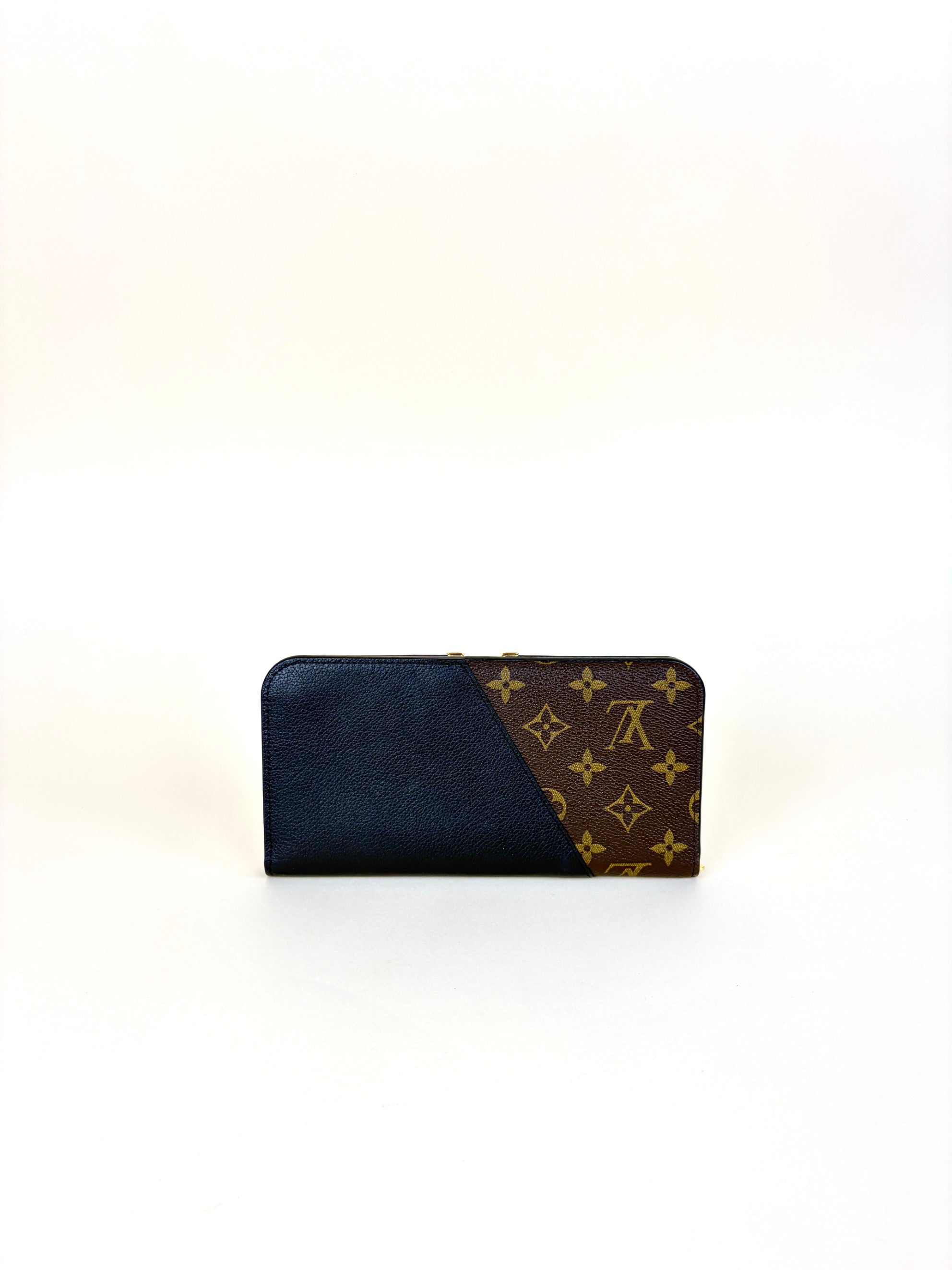 Louis Vuitton Monogram Black Kimono Wallet