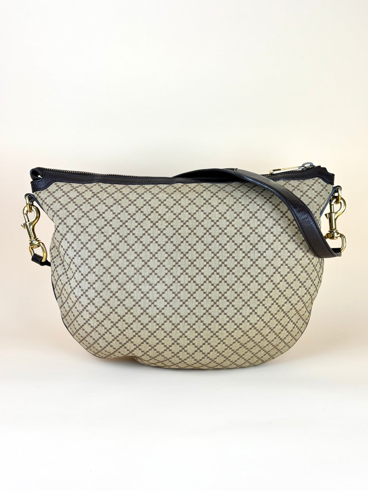 Gucci beige/brown diamante canvas