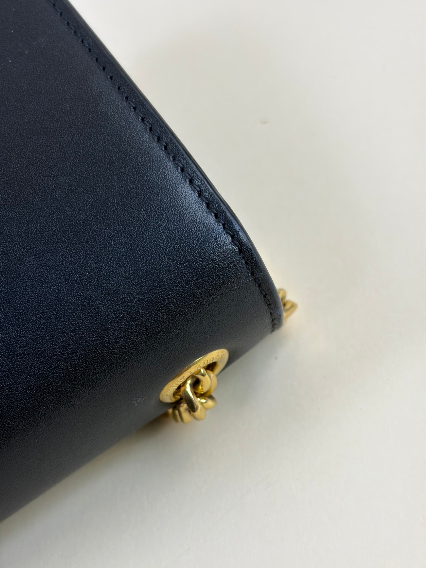 YSL Black Medium Kate Tassel Crossbody Bag