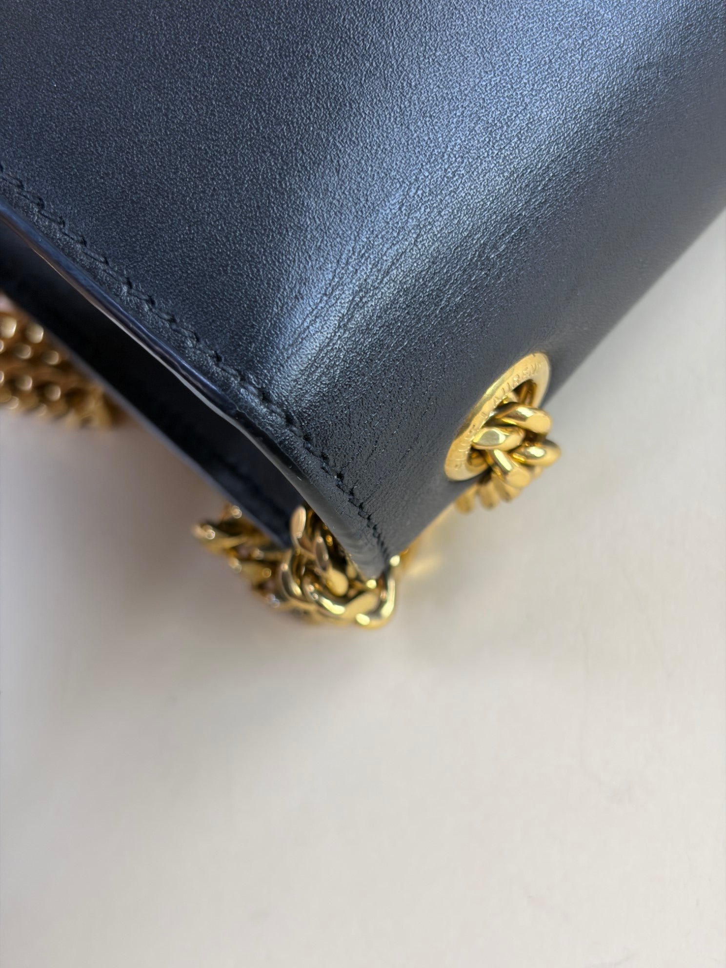 YSL Black Medium Kate Tassel Crossbody Bag