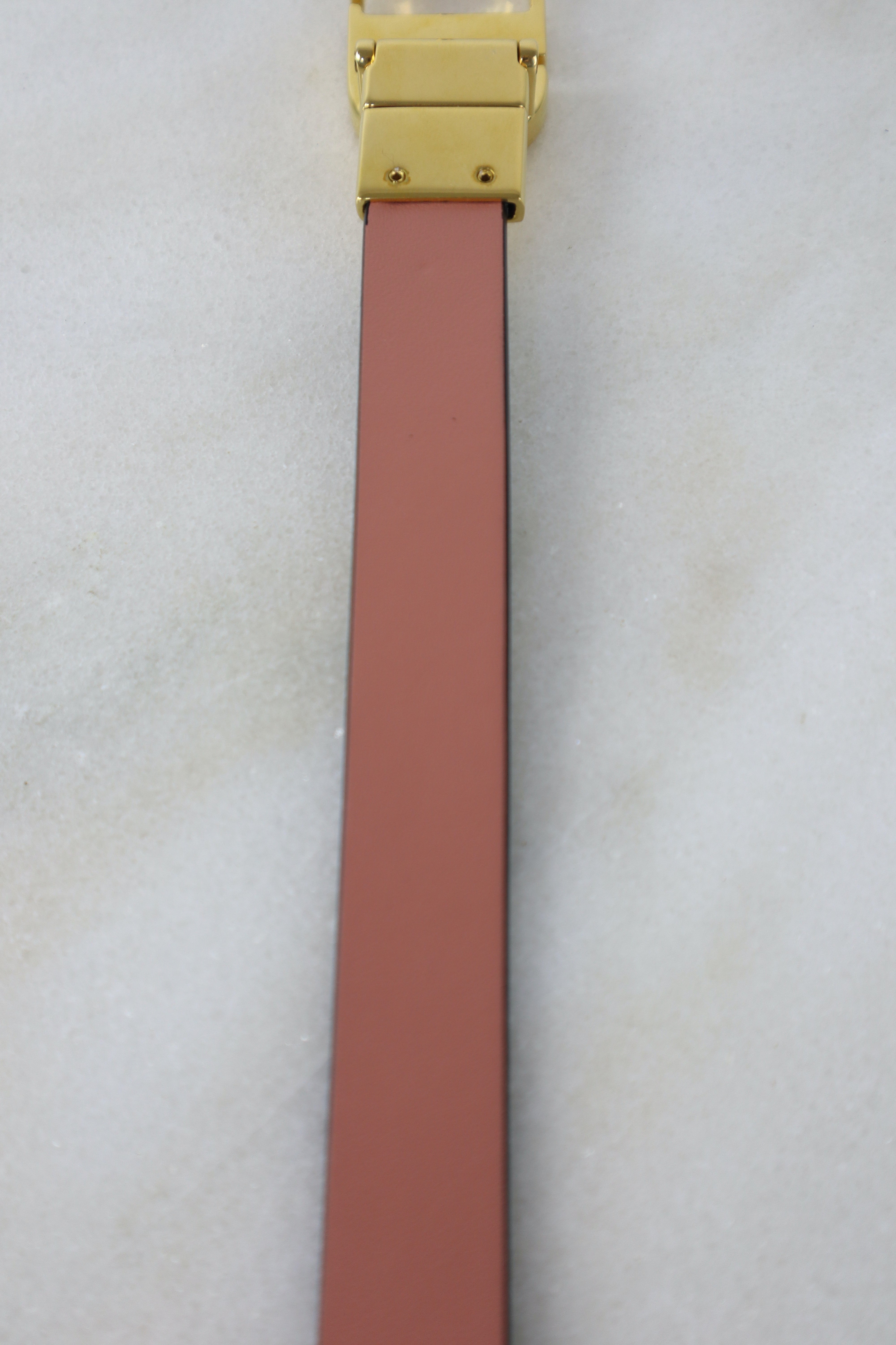 Christian Dior Bicolor Montaigne CD Reversible Belt