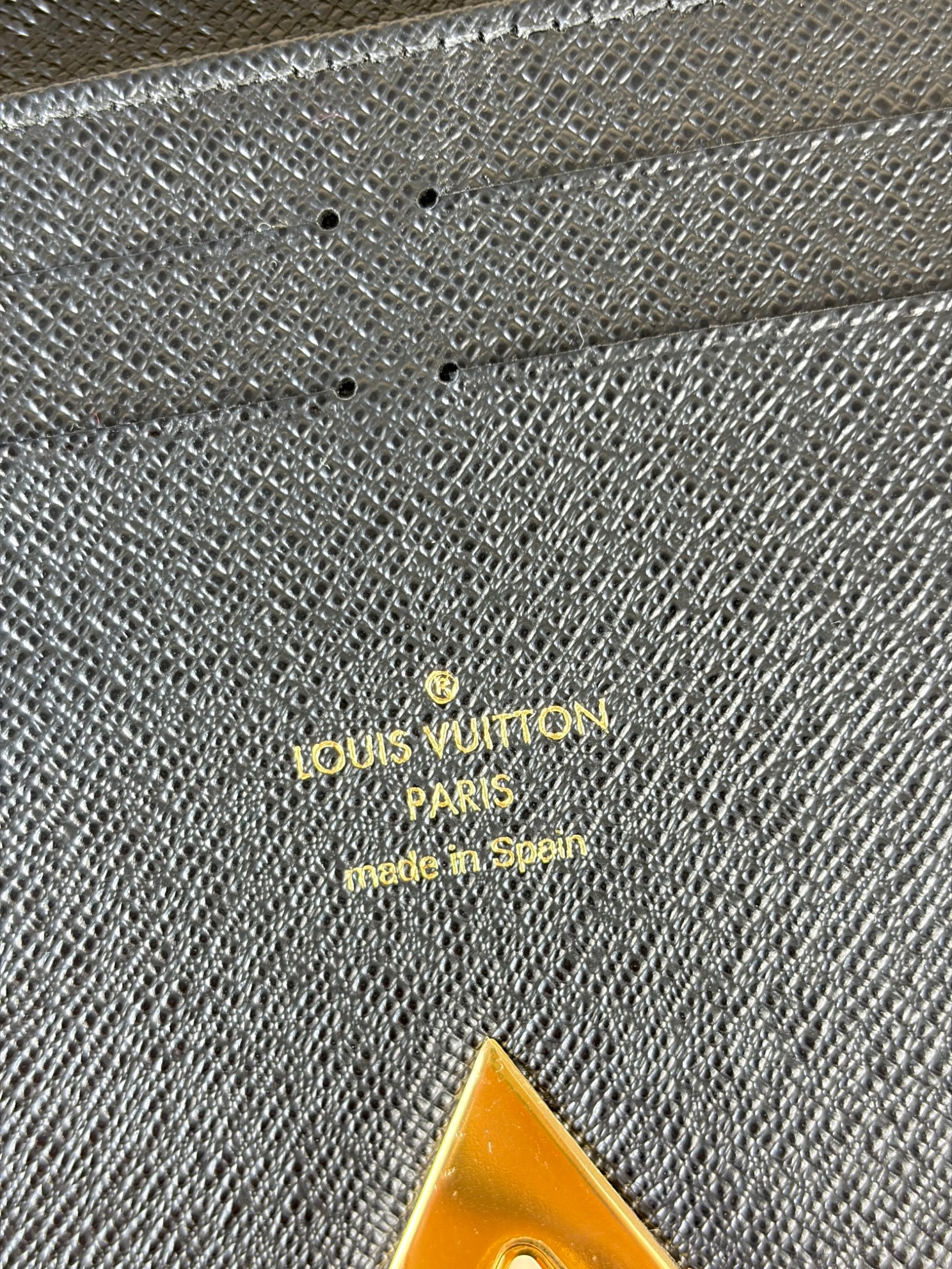 Louis Vuitton Monogram Black Kimono Wallet