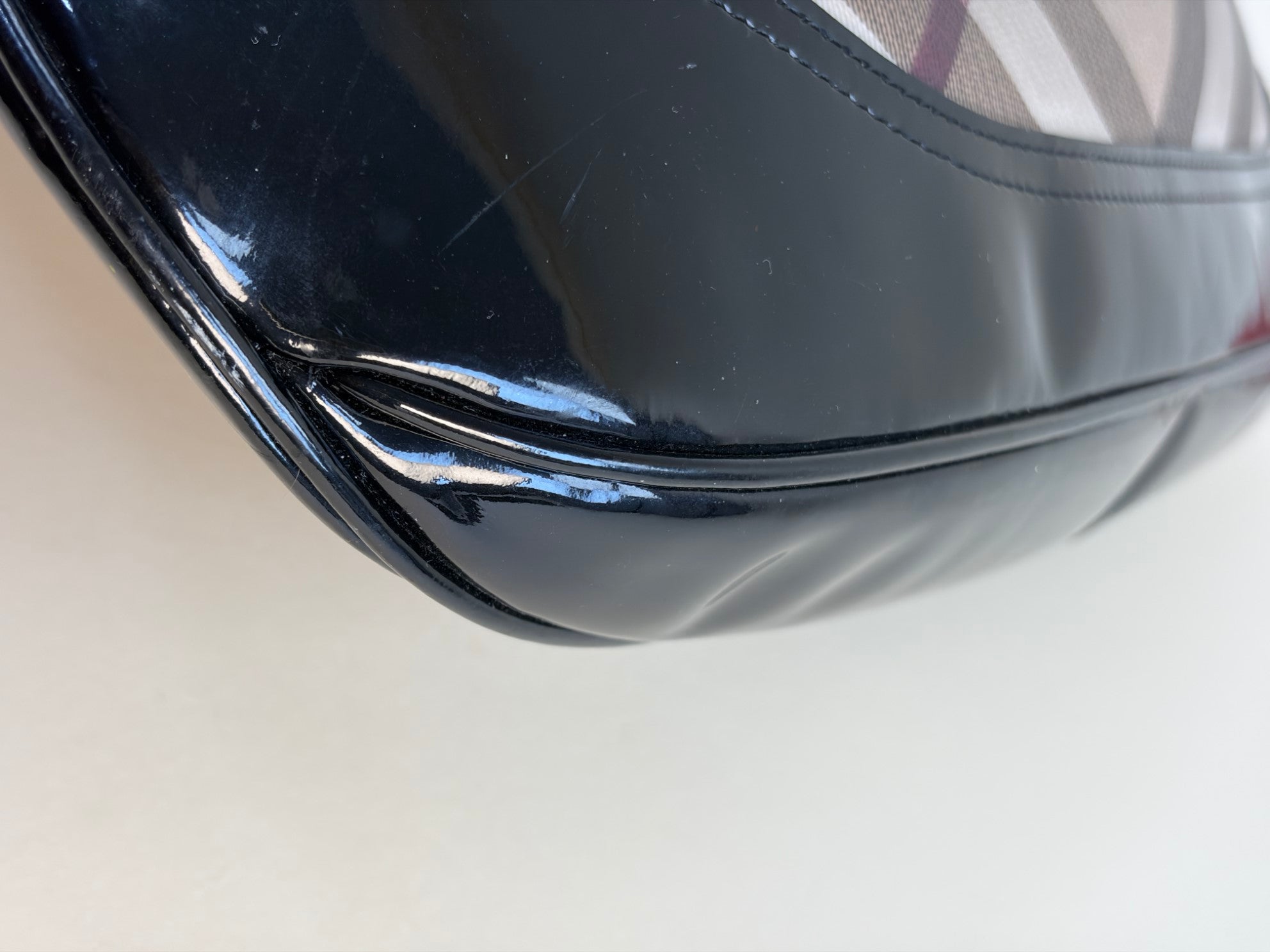 Burberry black Nova Check Brooke Hobo Bag