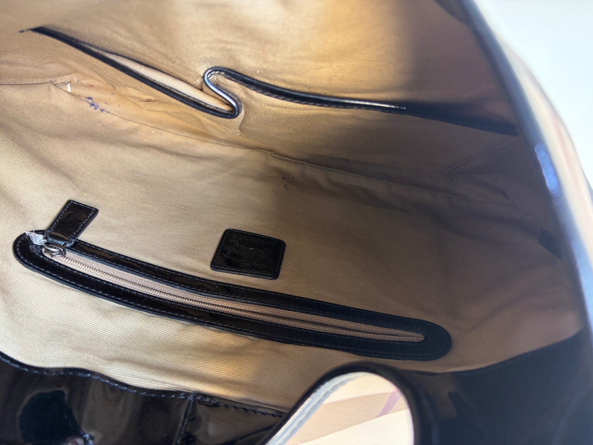 Burberry black Nova Check Brooke Hobo Bag