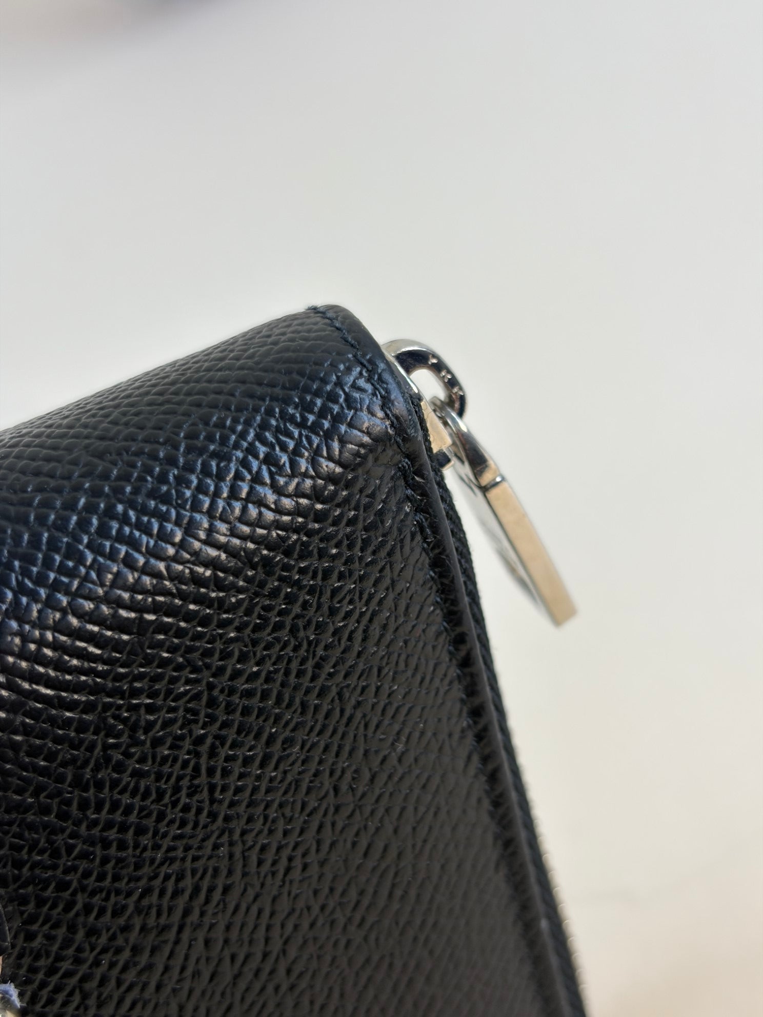 Dolce & Gabbana Black DG Magician Family Zip Around Wallet