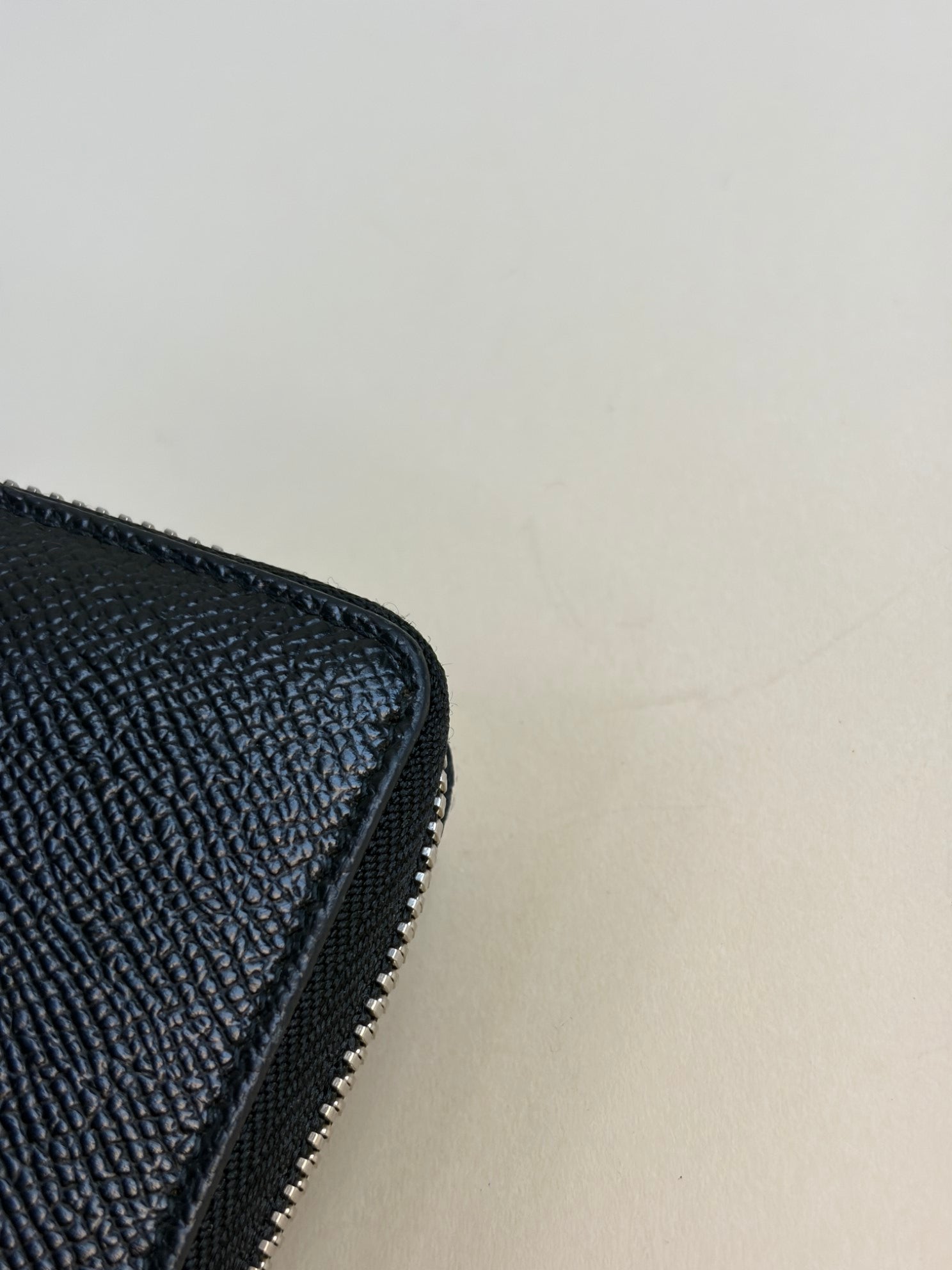 Dolce & Gabbana Black DG Magician Family Zip Around Wallet