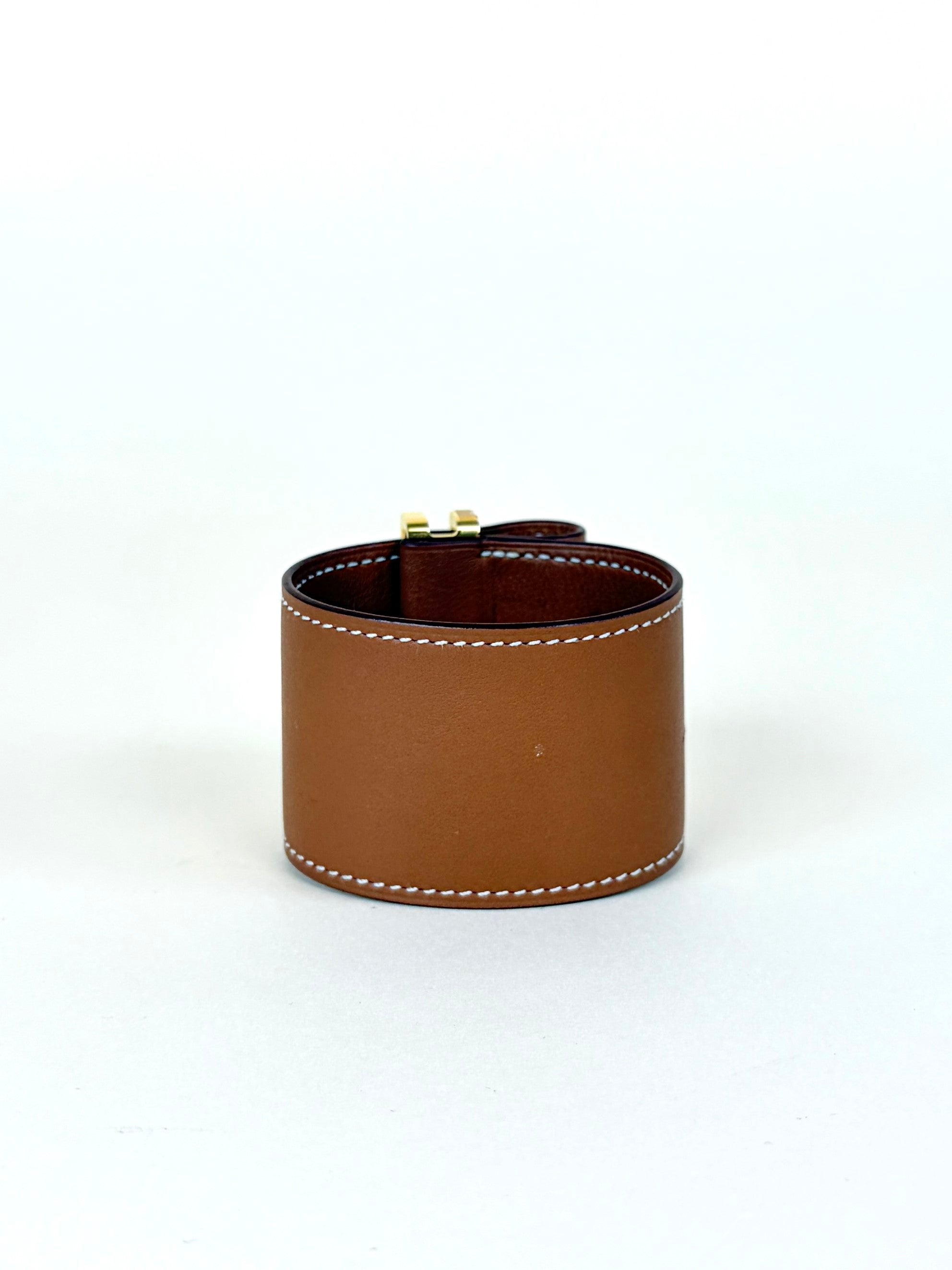Hermes Gold Elan Cuff Bracelet