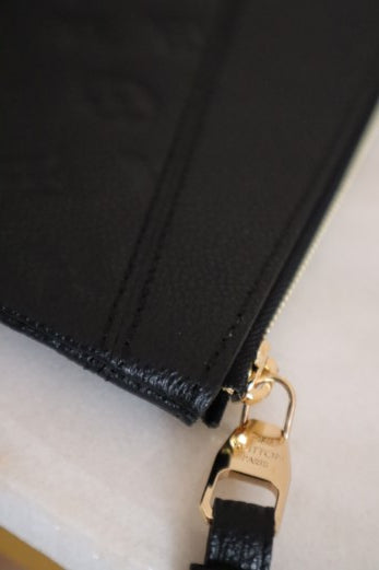 Louis Vuitton Black Monogram Empreinte Daily Pouch-Pouch-Louis Vuitton-The Closet Egypt