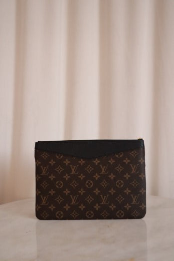 Louis Vuitton Monogram Black Daily Pouch-Pouch-Louis Vuitton-The Closet Egypt