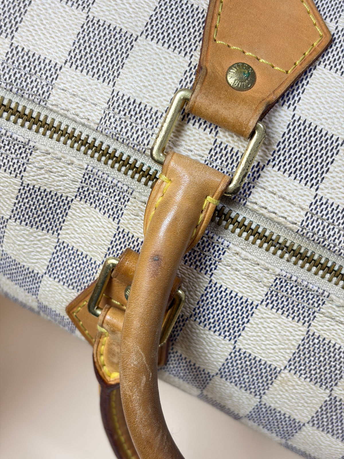 Louis Vuitton Damier Azur Speedy 30 Bag