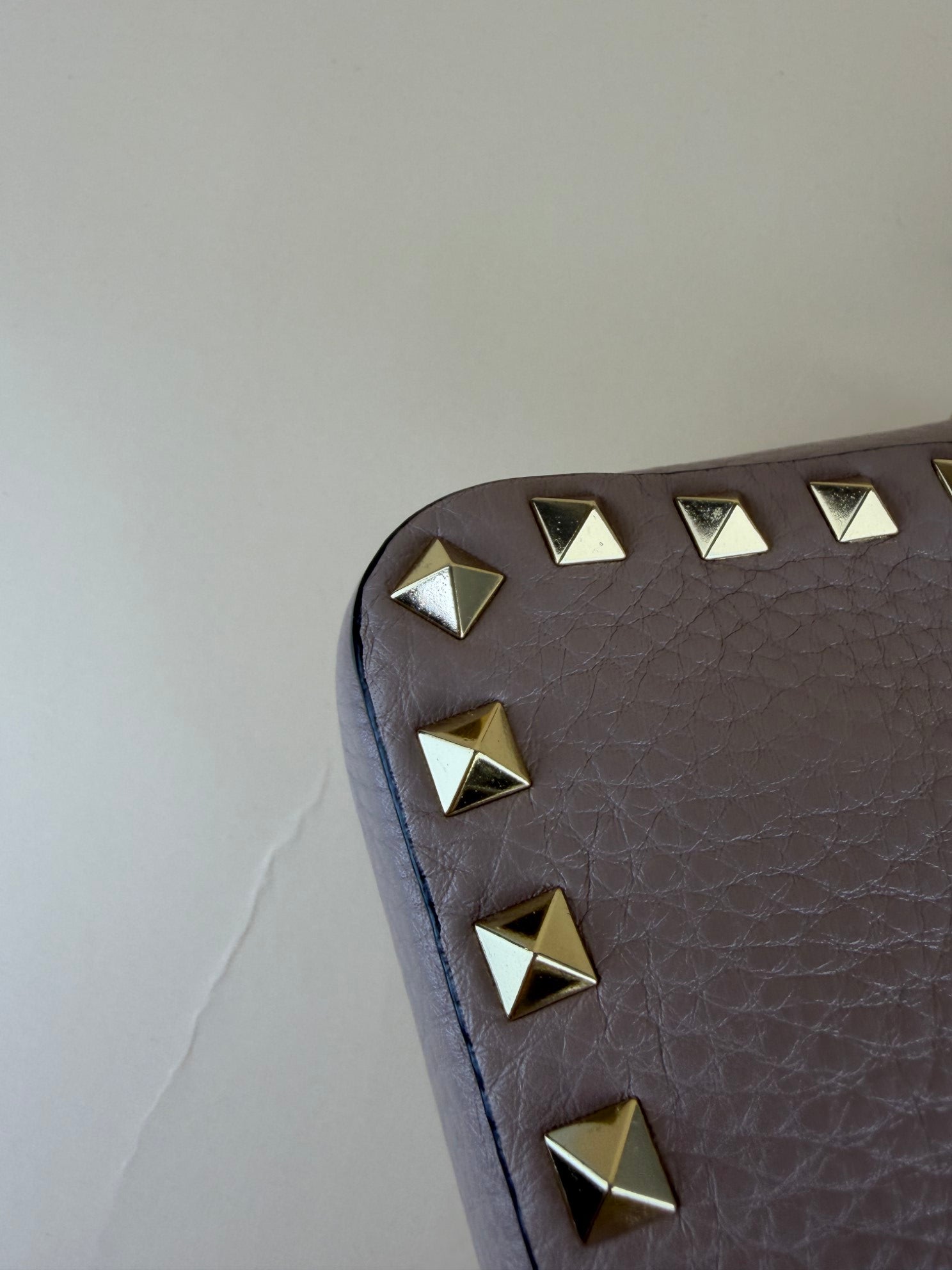 Valentino nude Rockstud Small Crossbody Bag