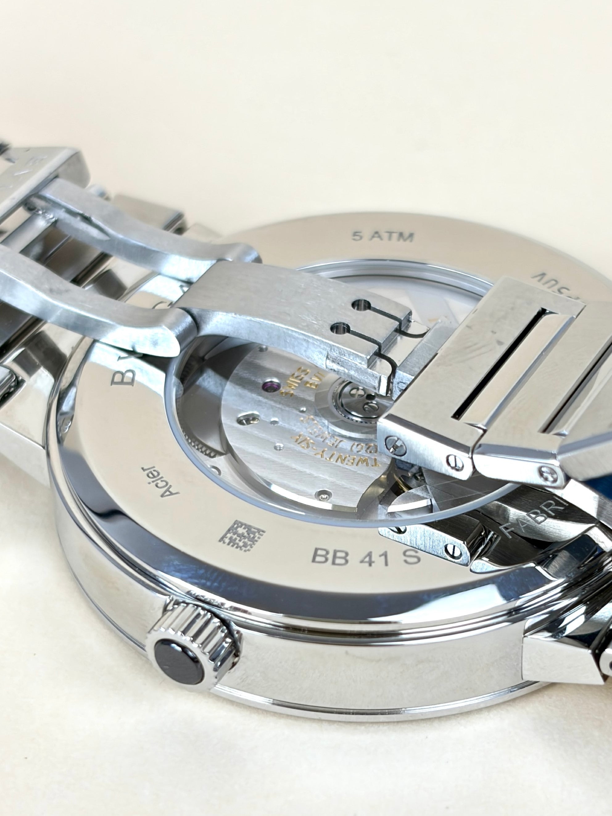 Bvlgari Stainless Steel Sunray 41mm Automatic Men Watch