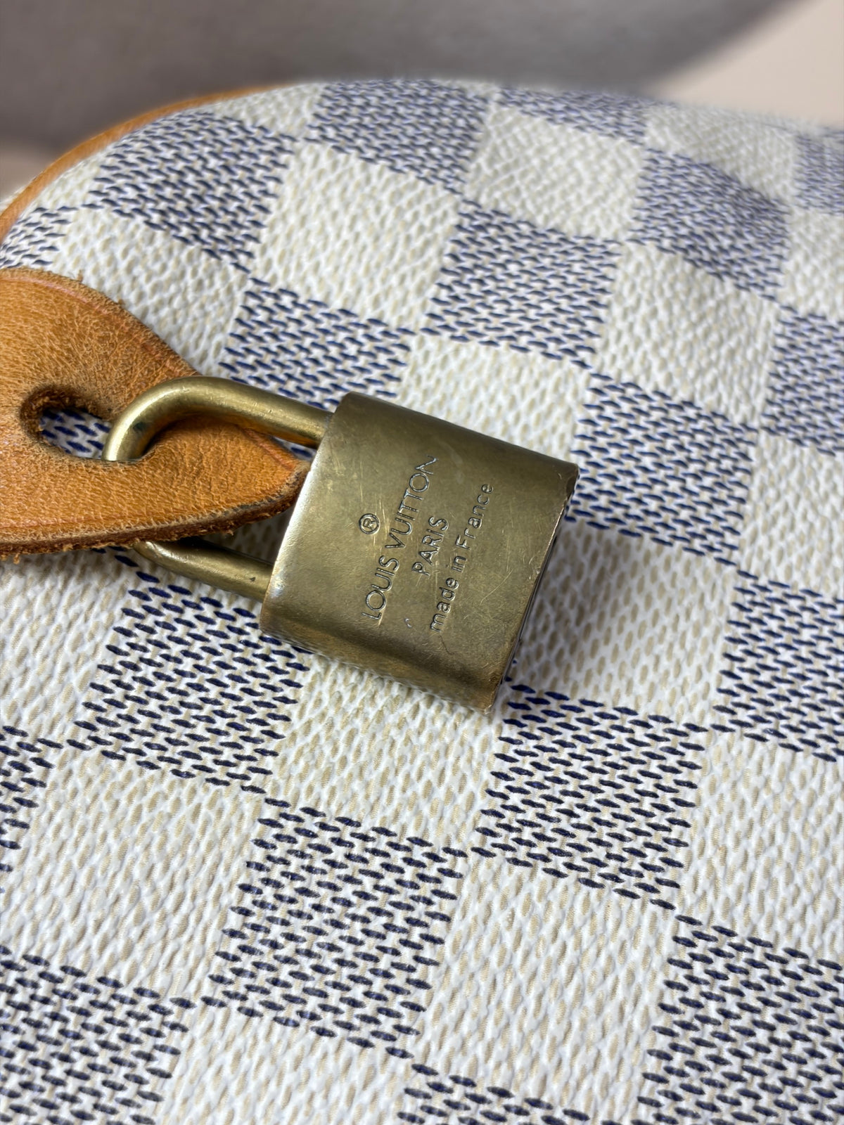 Louis Vuitton Damier Azur Speedy 30 Bag