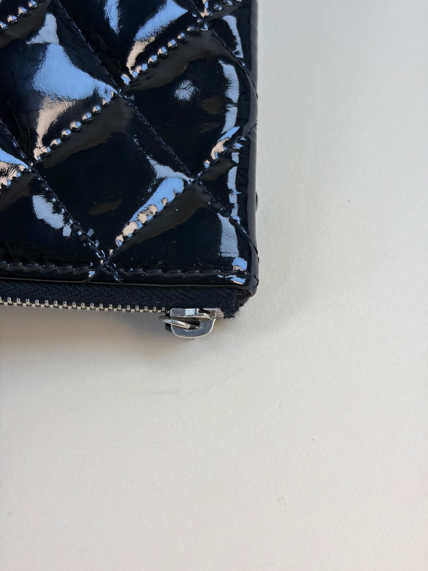 Chanel Black Medium D-Case Zip Pouch