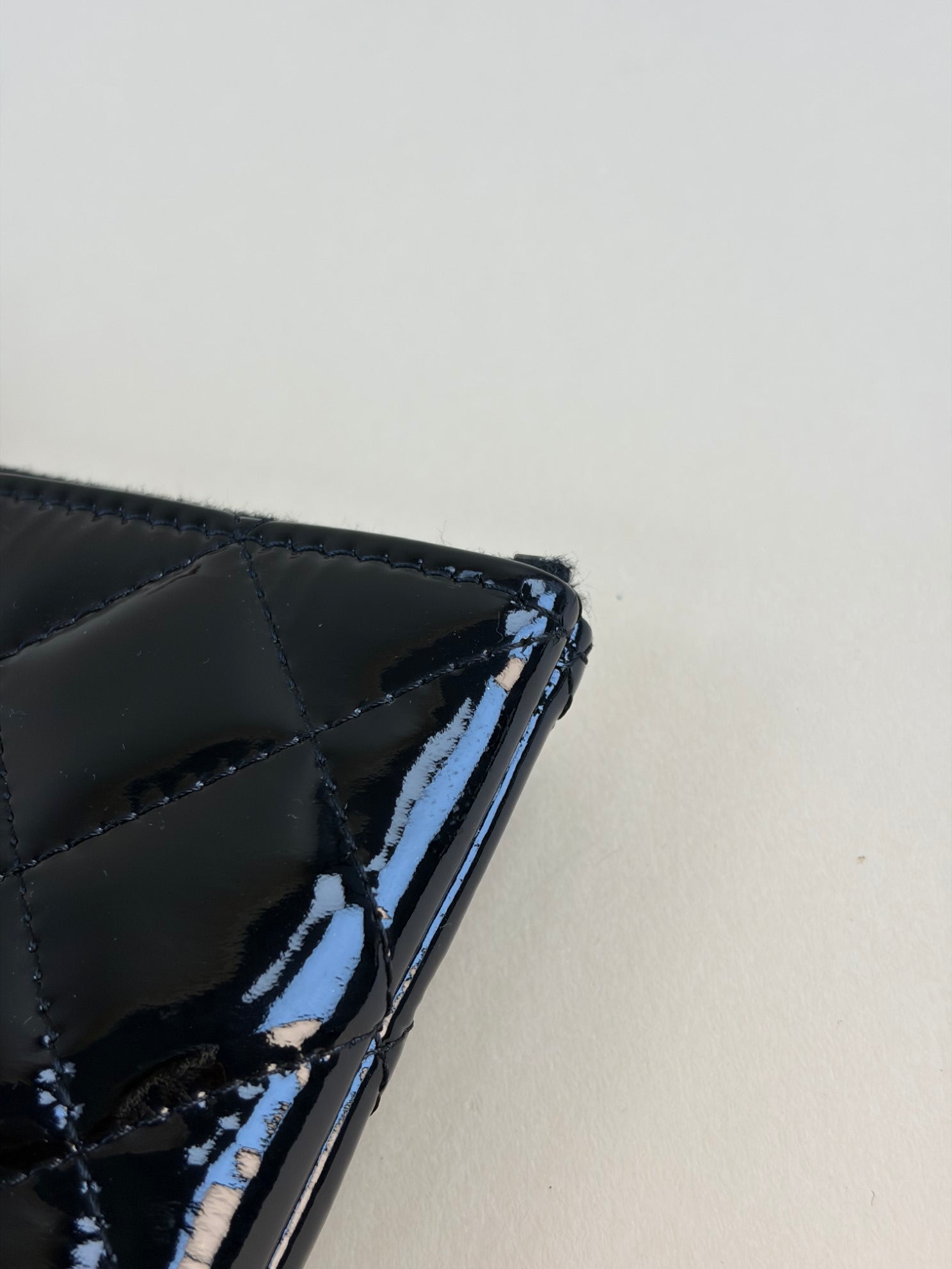 Chanel Black Medium D-Case Zip Pouch