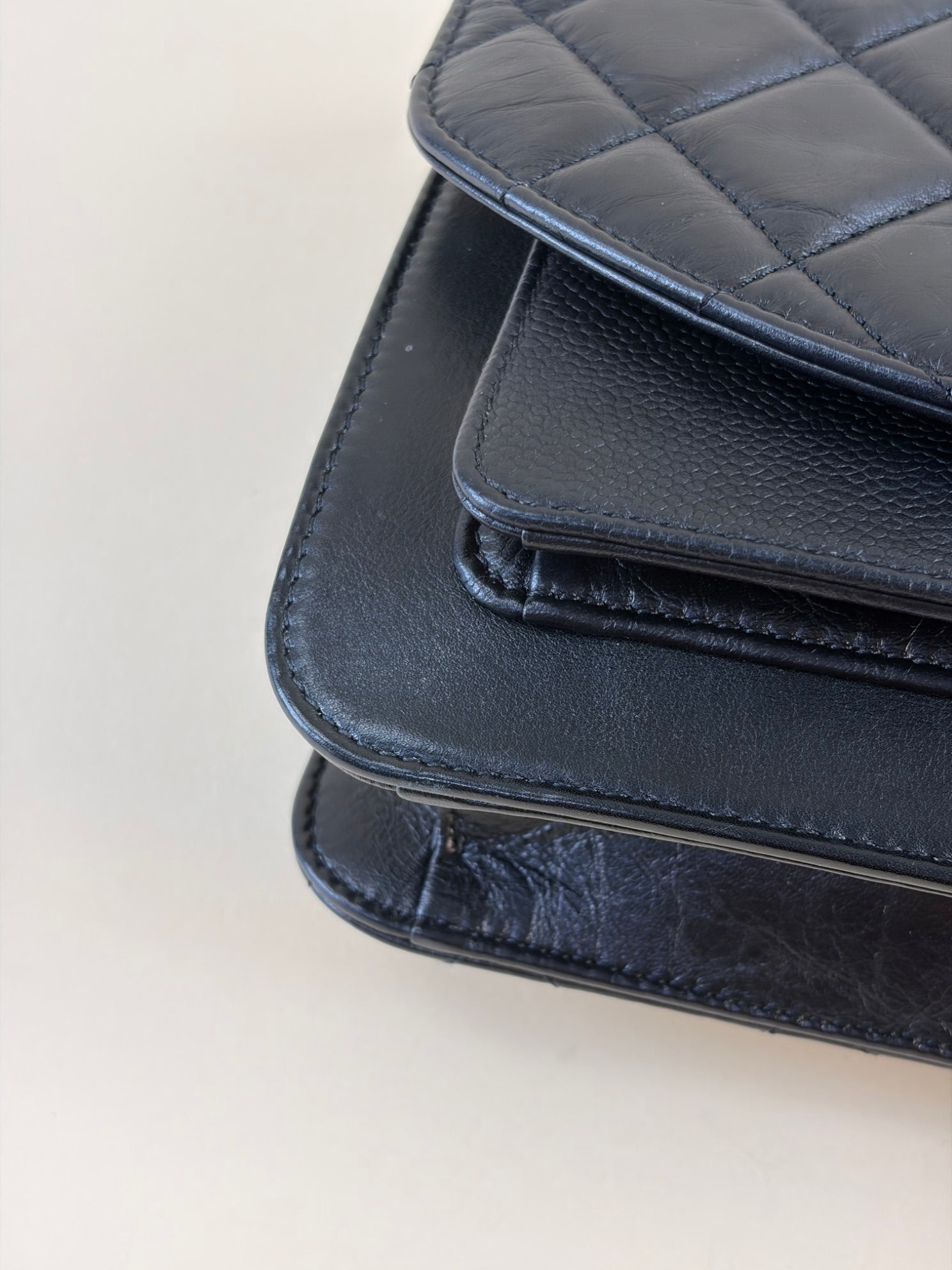 Chanel Black CC Chain Handle Flap Bag