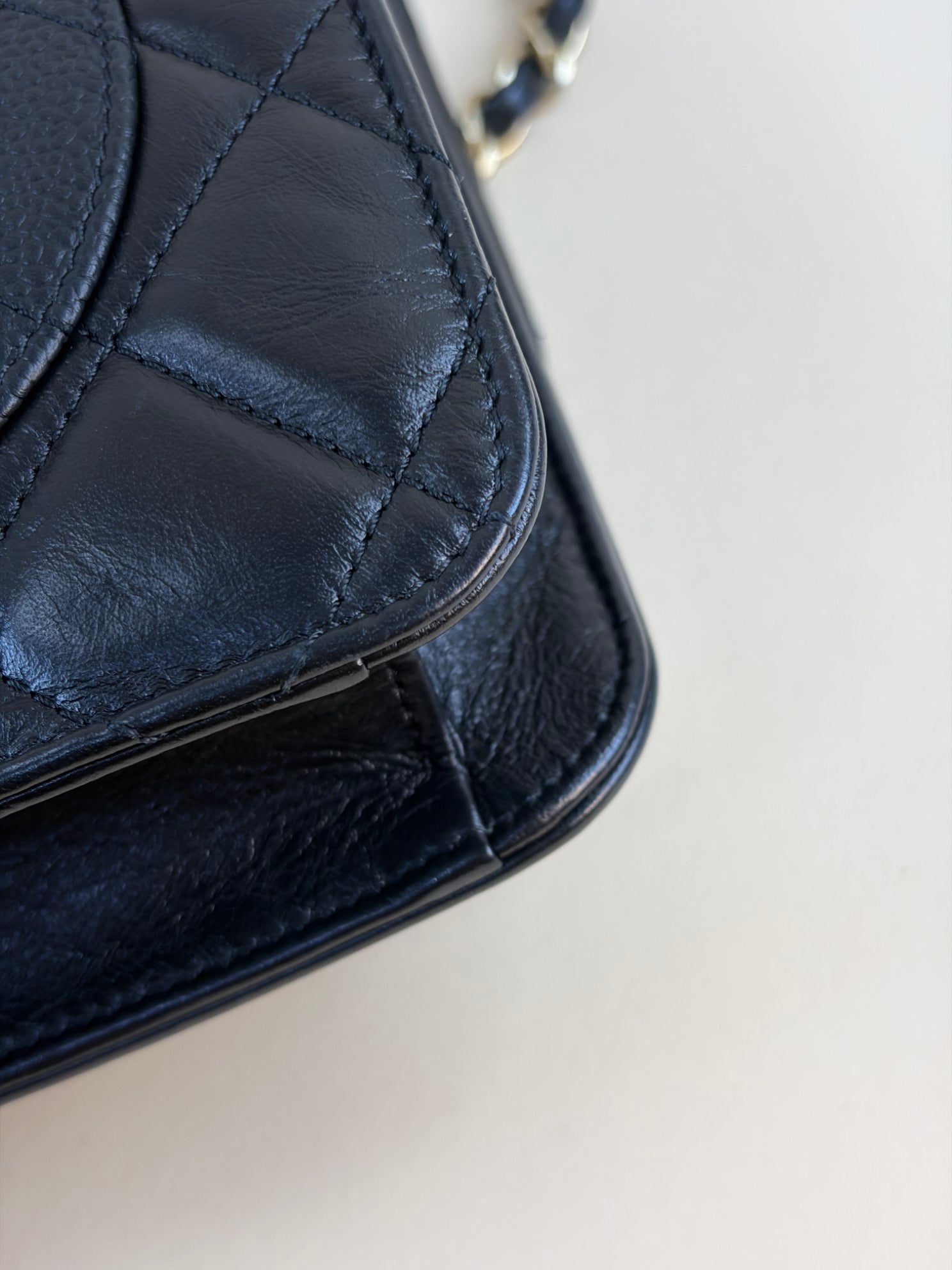 Chanel Black CC Chain Handle Flap Bag