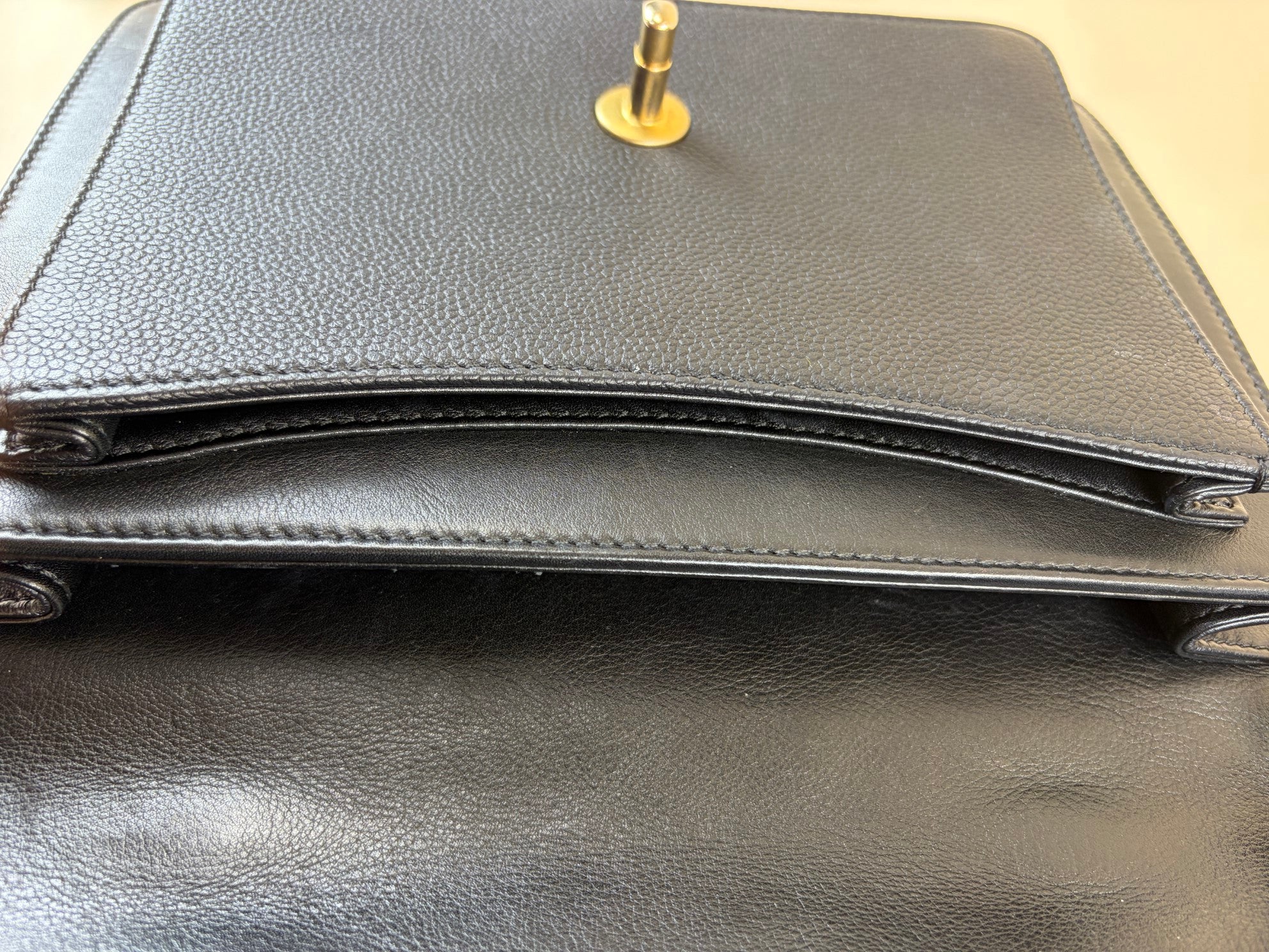 Chanel Black CC Chain Handle Flap Bag