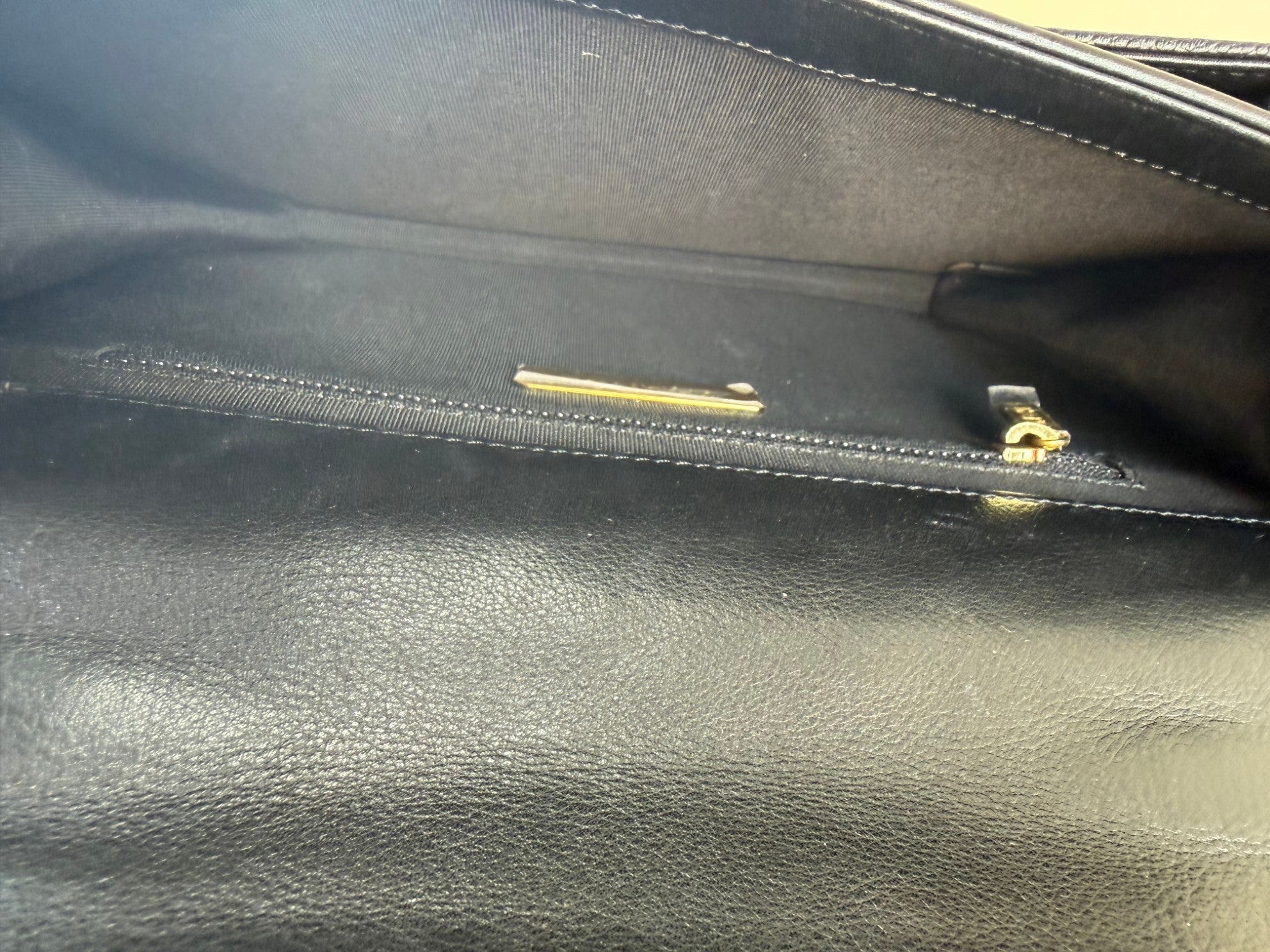 Chanel Black CC Chain Handle Flap Bag